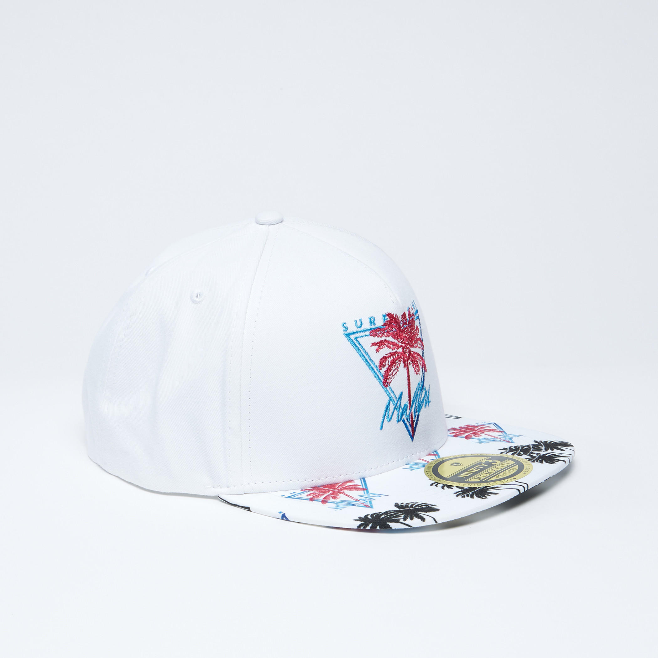 Embroidered Cap with Snap Closure-men-caps-image-1