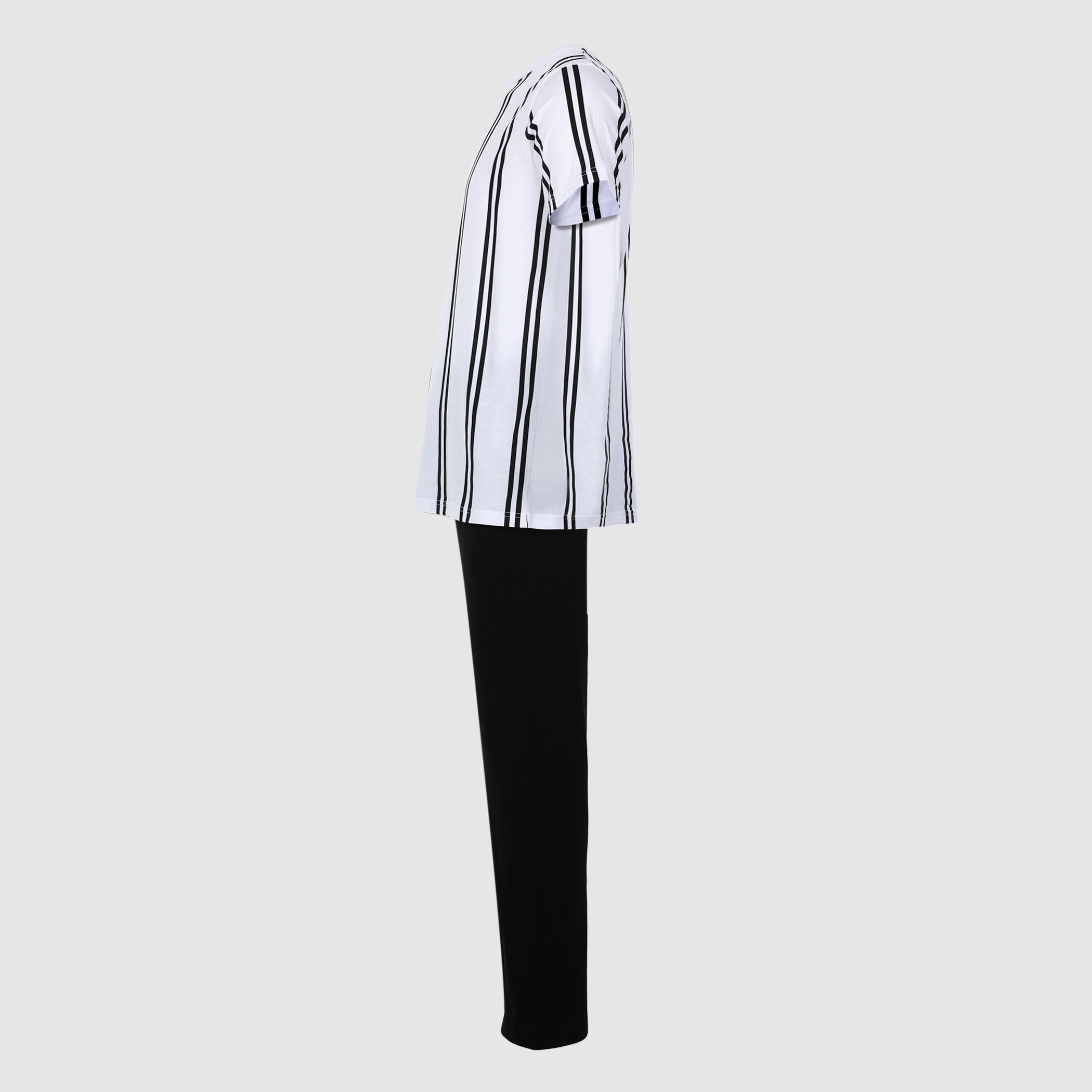 Striped T-Shirt and Pajama Set-men-clothing-nightwear-sets-image-3