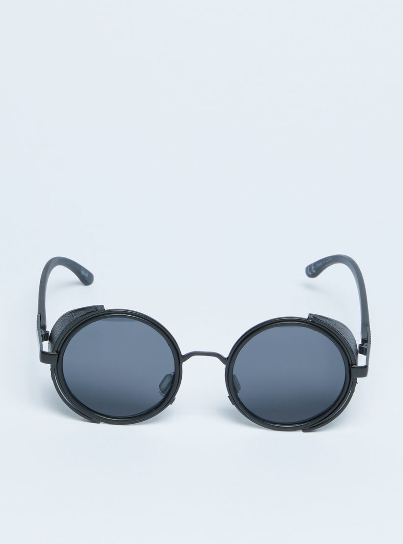 Round Sunglasses with Metallic Detail-men-sunglasses-image-3
