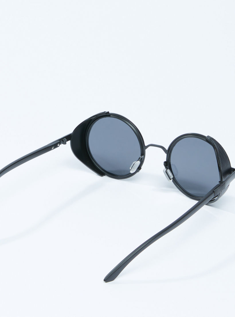 Round Sunglasses with Metallic Detail-men-sunglasses-image-4
