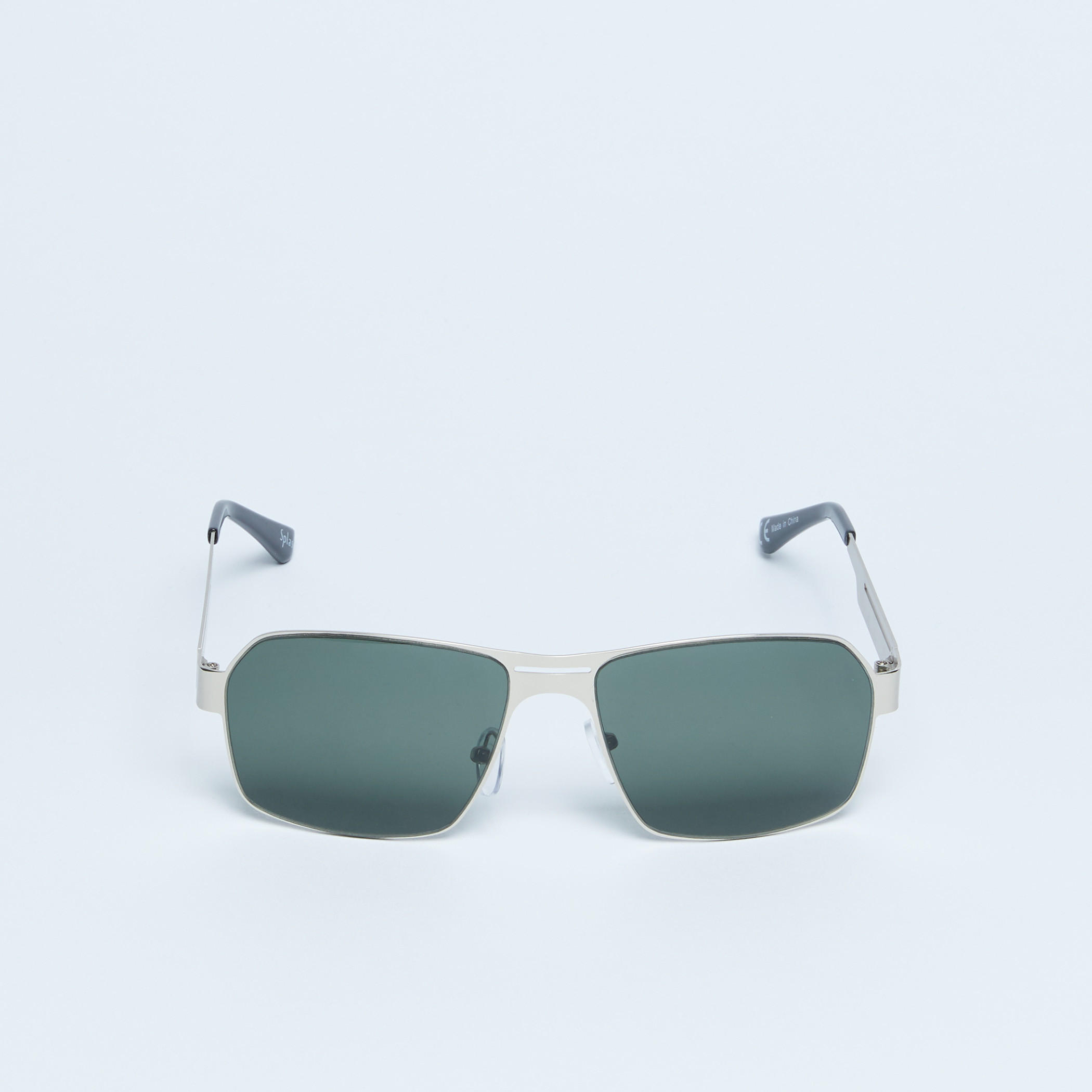 نظّارة شمسية بتصميم مستطيل وإطار ميتاليك-men-sunglasses-image-2