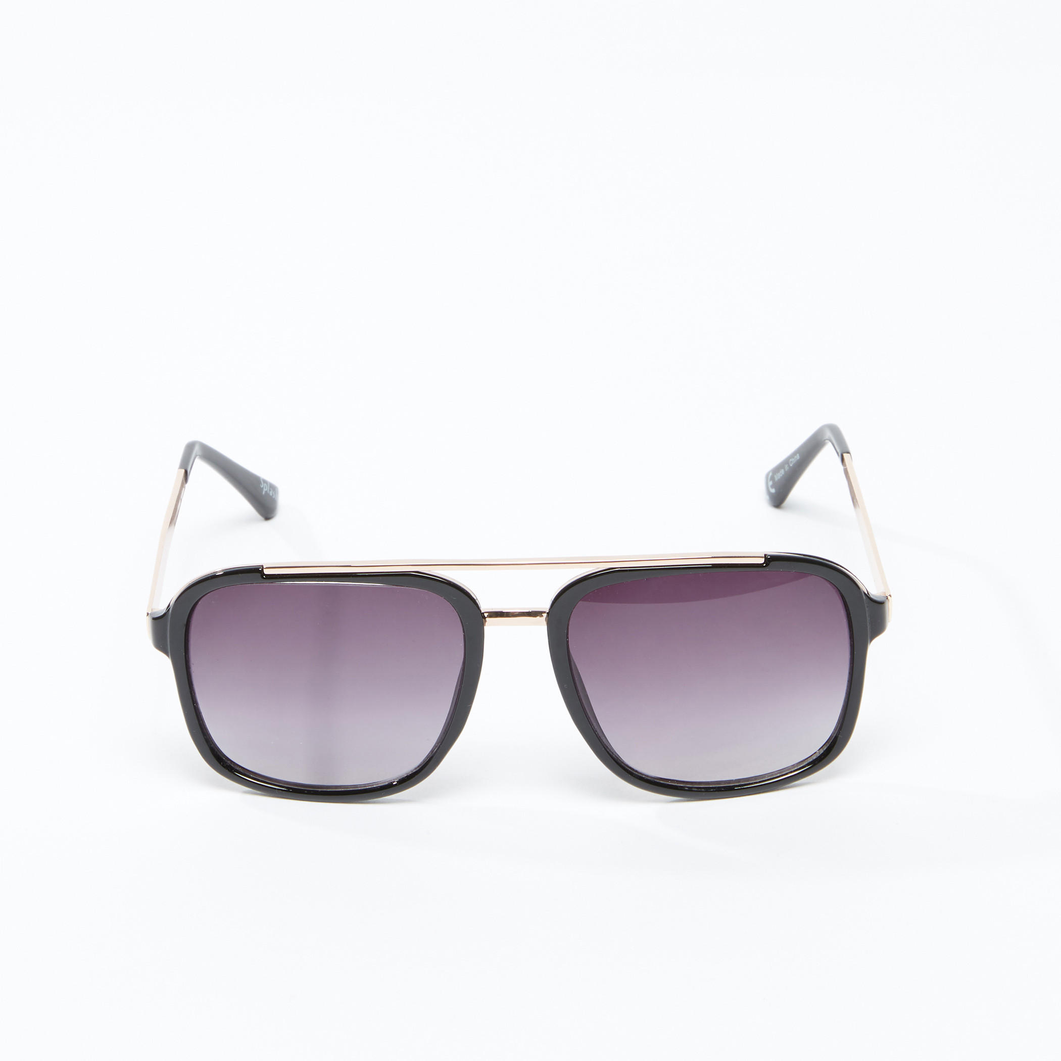 نظّارة شمسيّة مربعة بتفاصيل ميتاليك-men-sunglasses-image-5
