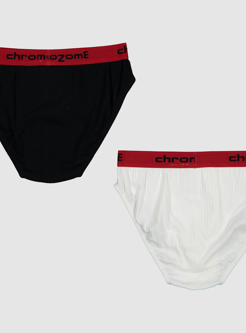 Briefs with Elasticised Waistband - Set of 2-men-clothing-innerwear-underwear-image-2