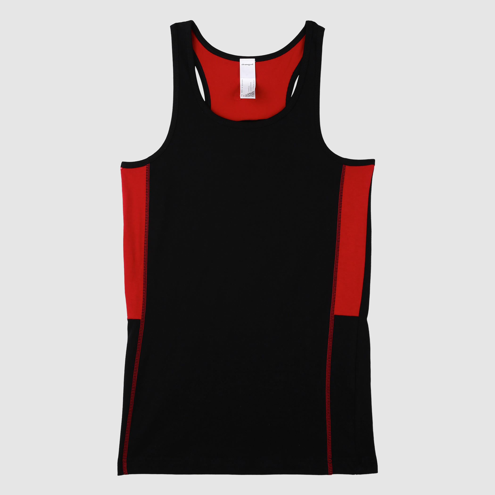 سترة فيست بياقة عميقة وظهر متقاطع-men-clothing-tshirtsandpolos-vests-image-1