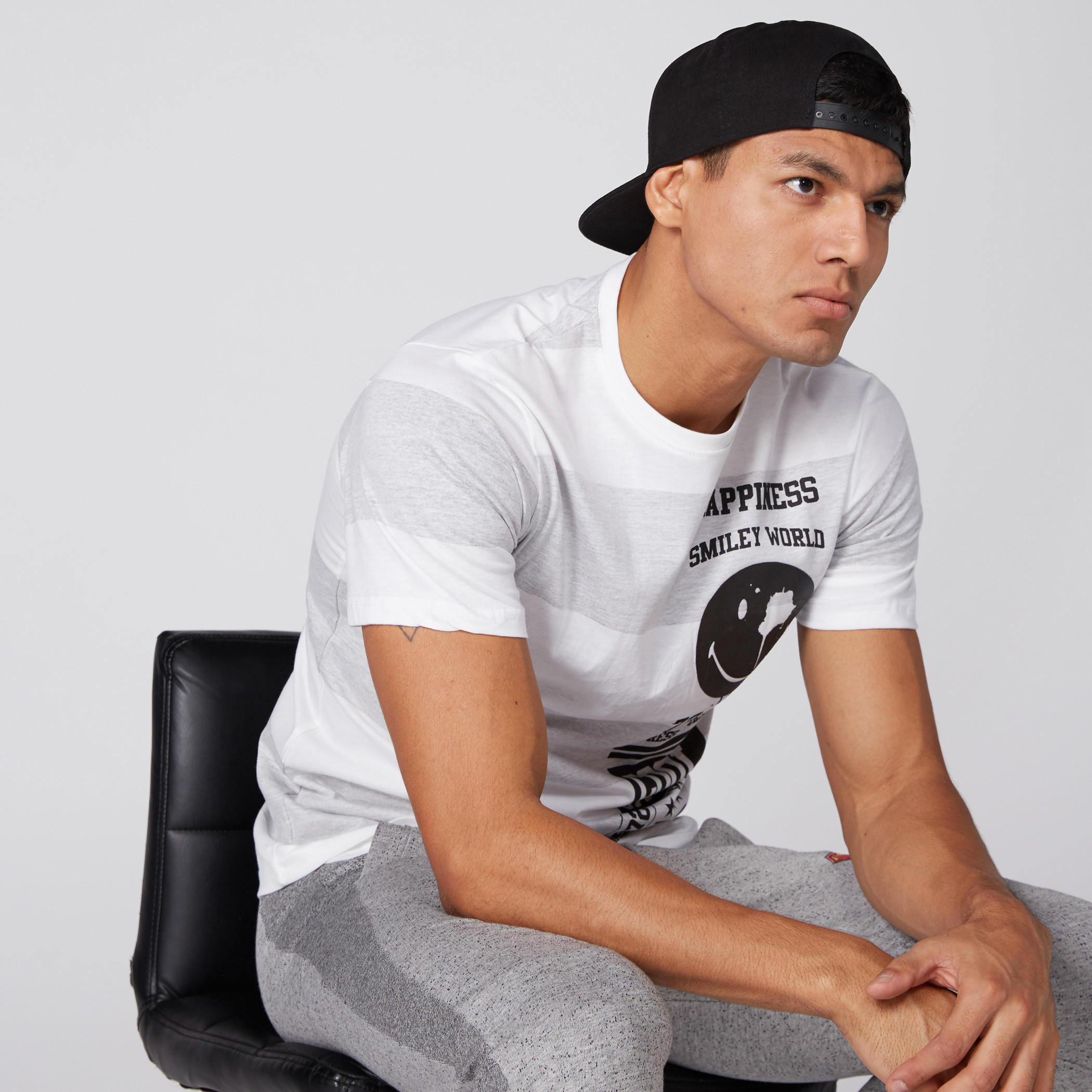 Embroidered Cap with Snap Closure-men-caps-image-2