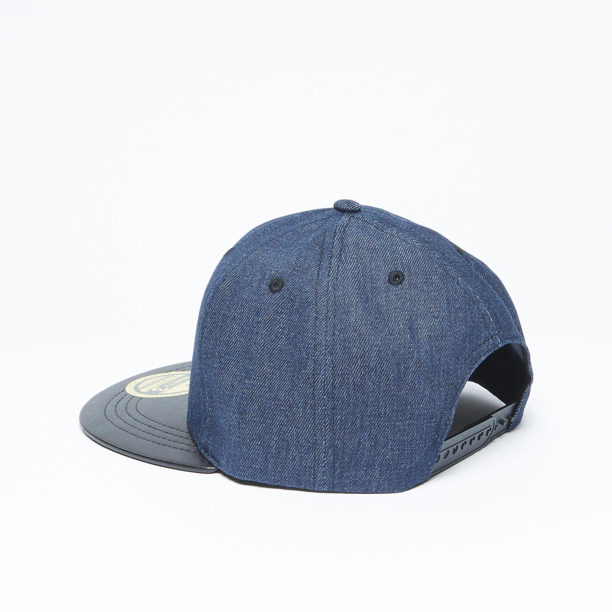 Embroidered Cap with Snap Closure-men-caps-image-3