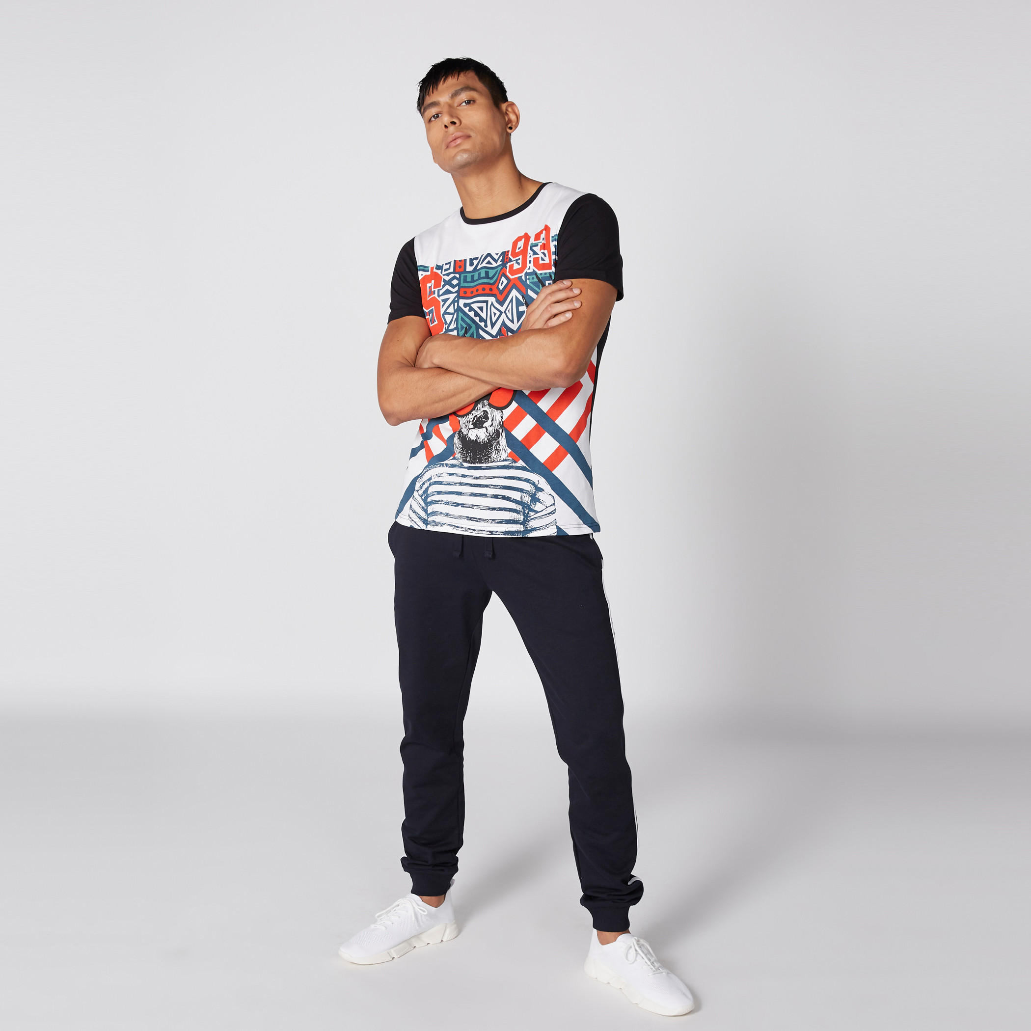 بنطال رياضي طويل بخصر مطّاطي-men-clothing-bottoms-joggers-image-2