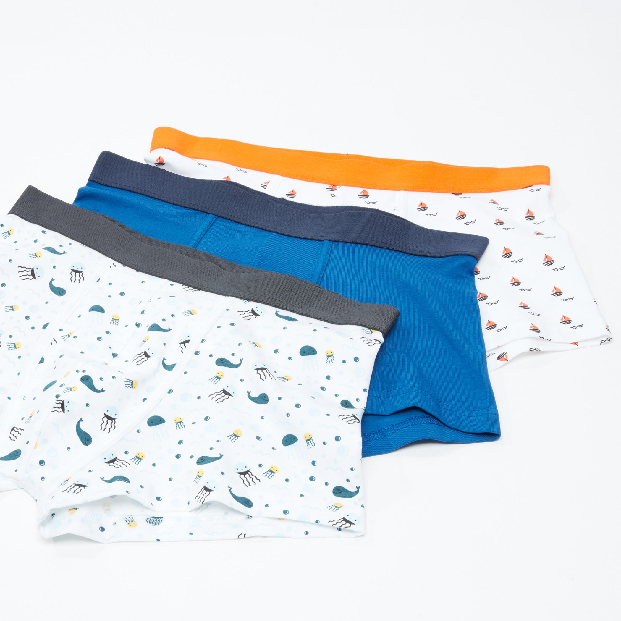 Assorted Boxer Briefs with Elasticised Waistband - Set of 3-men-clothing-innerwear-underwear-image-1