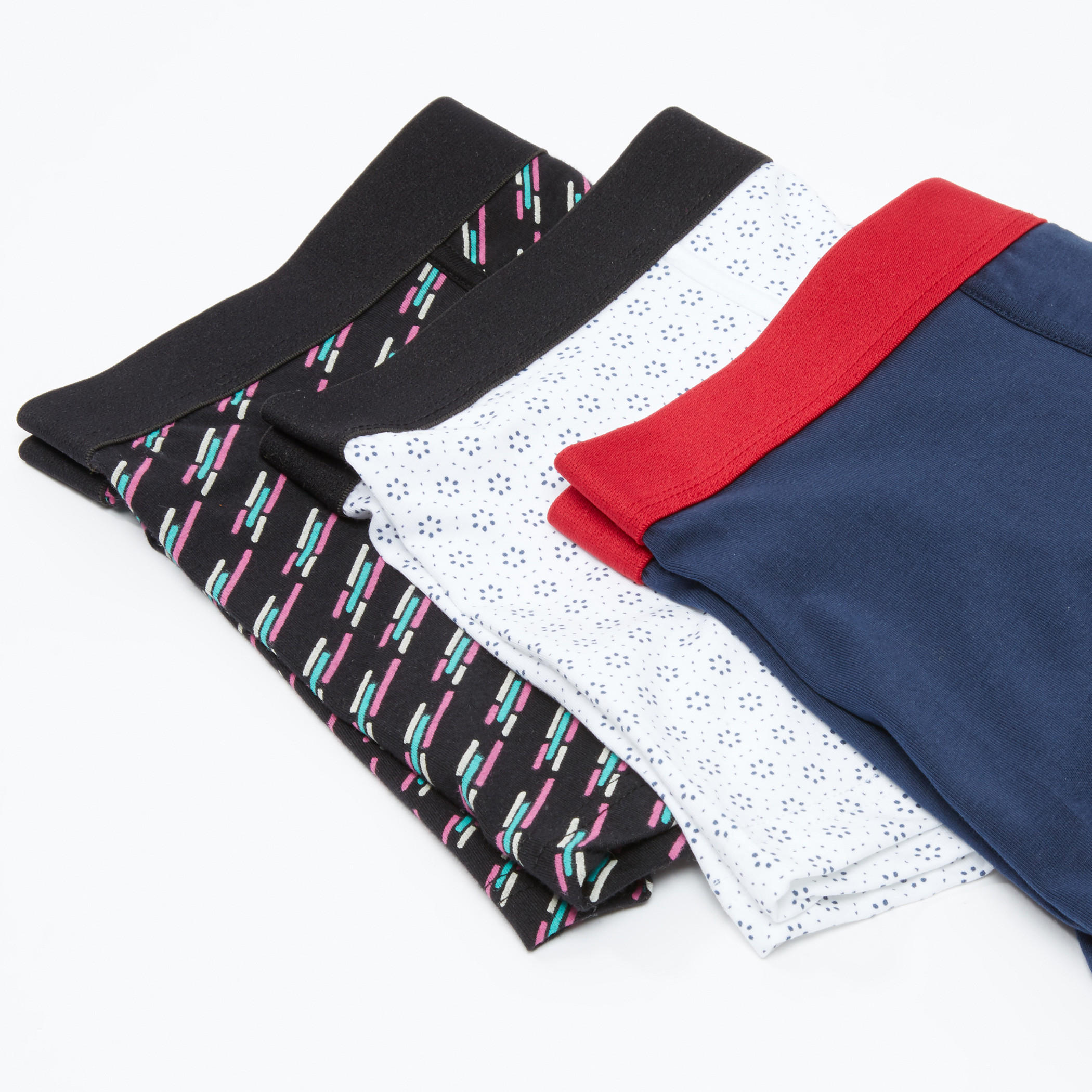 سراويل بوكسر متنوعة بخصر مطّاطي - طقم من 3 قطع-men-clothing-innerwear-underwear-image-3