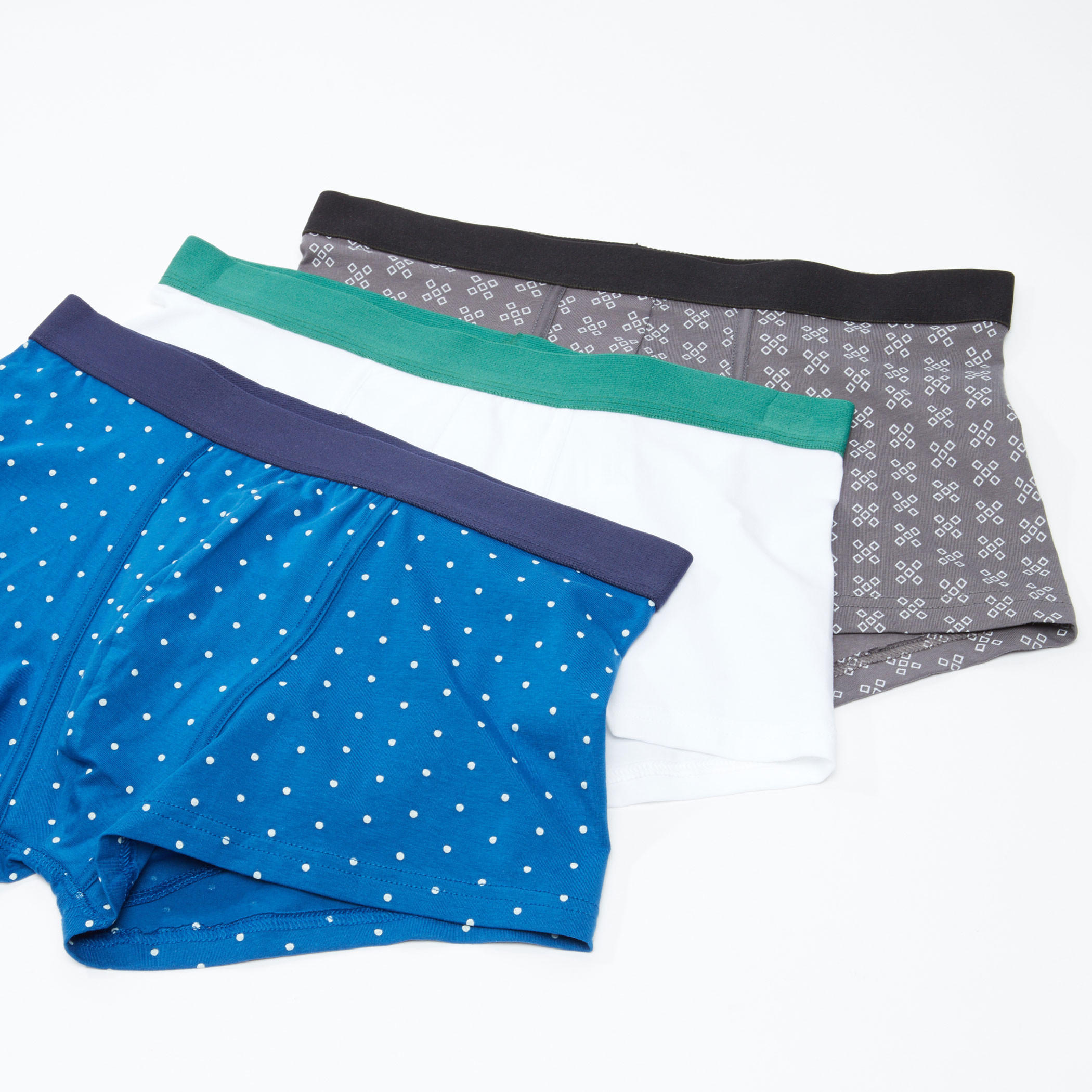 سراويل بوكسر متنوعة بخصر مطّاطي - طقم من 3 قطع-men-clothing-innerwear-underwear-image-1