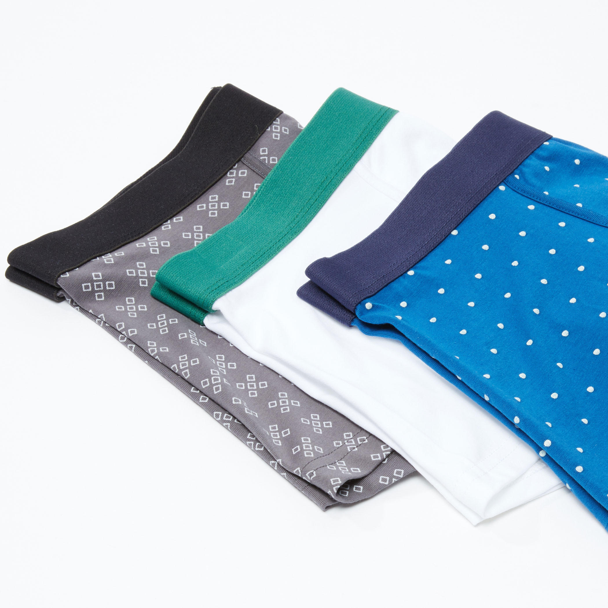 سراويل بوكسر متنوعة بخصر مطّاطي - طقم من 3 قطع-men-clothing-innerwear-underwear-image-3