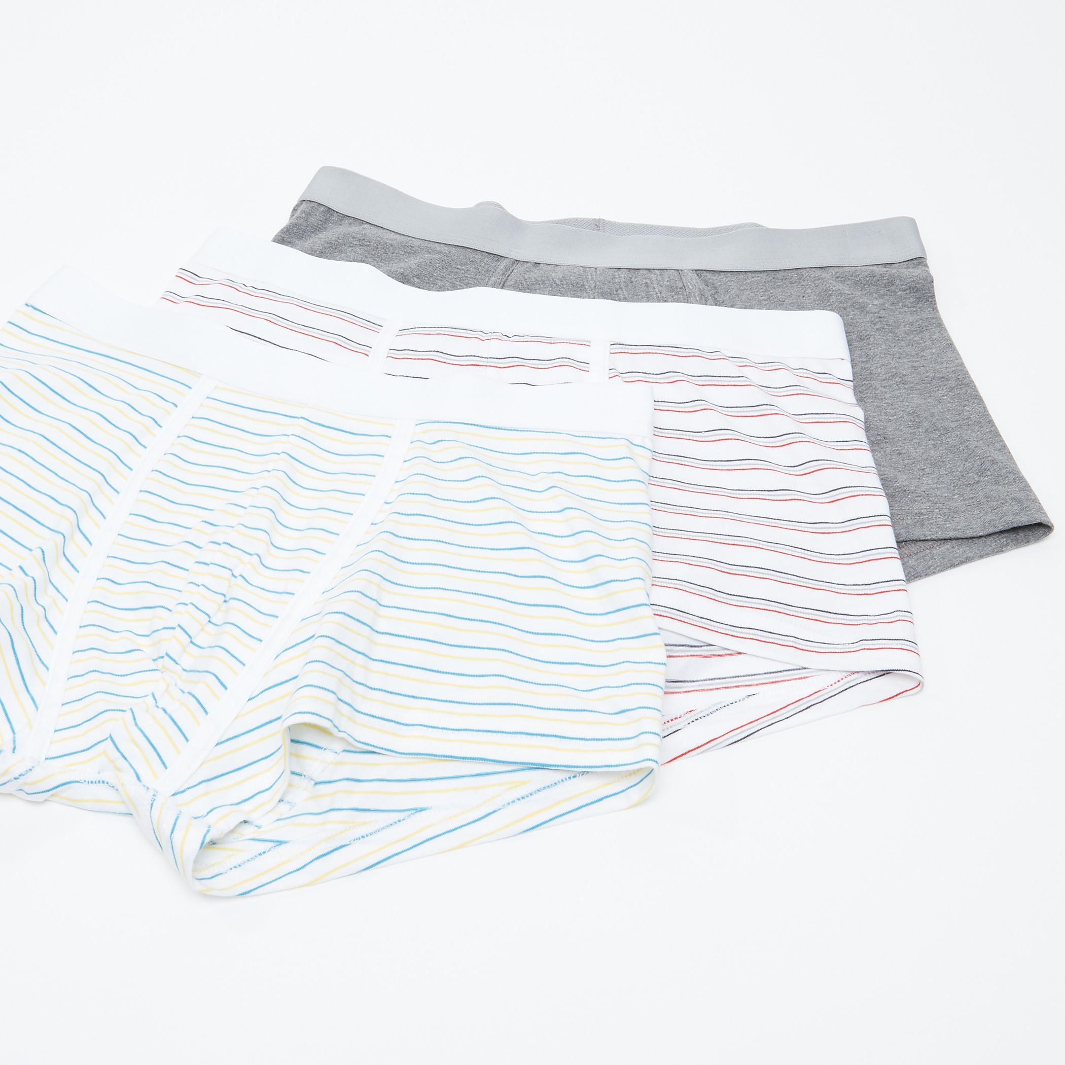 سراويل بوكسر متنوعة بخصر مطّاطي - طقم من 3 قطع-men-clothing-innerwear-underwear-image-1