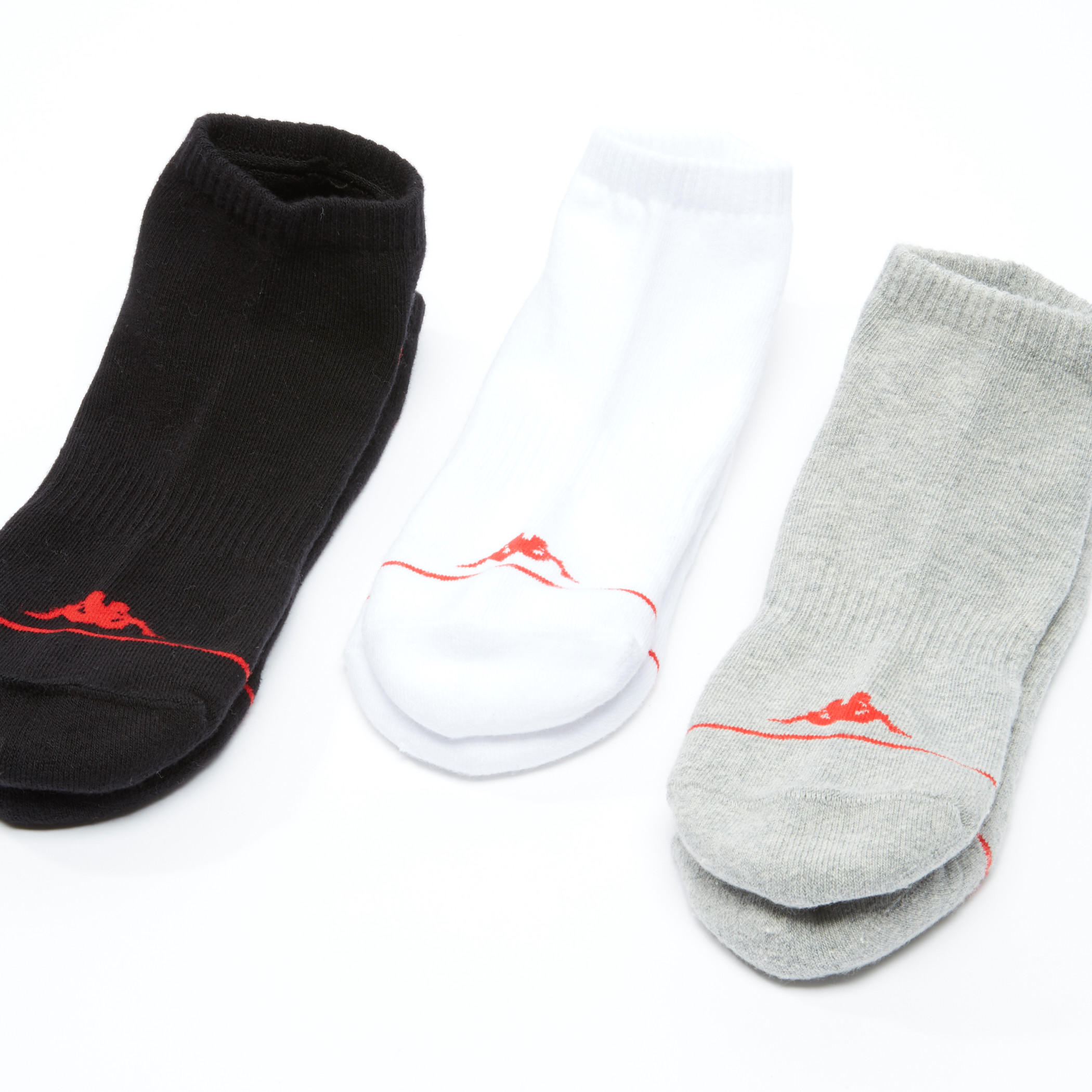 جوارب رياضية بطول الكاحل من كابا - طقم من 3 أزواج-men-socks-image-1