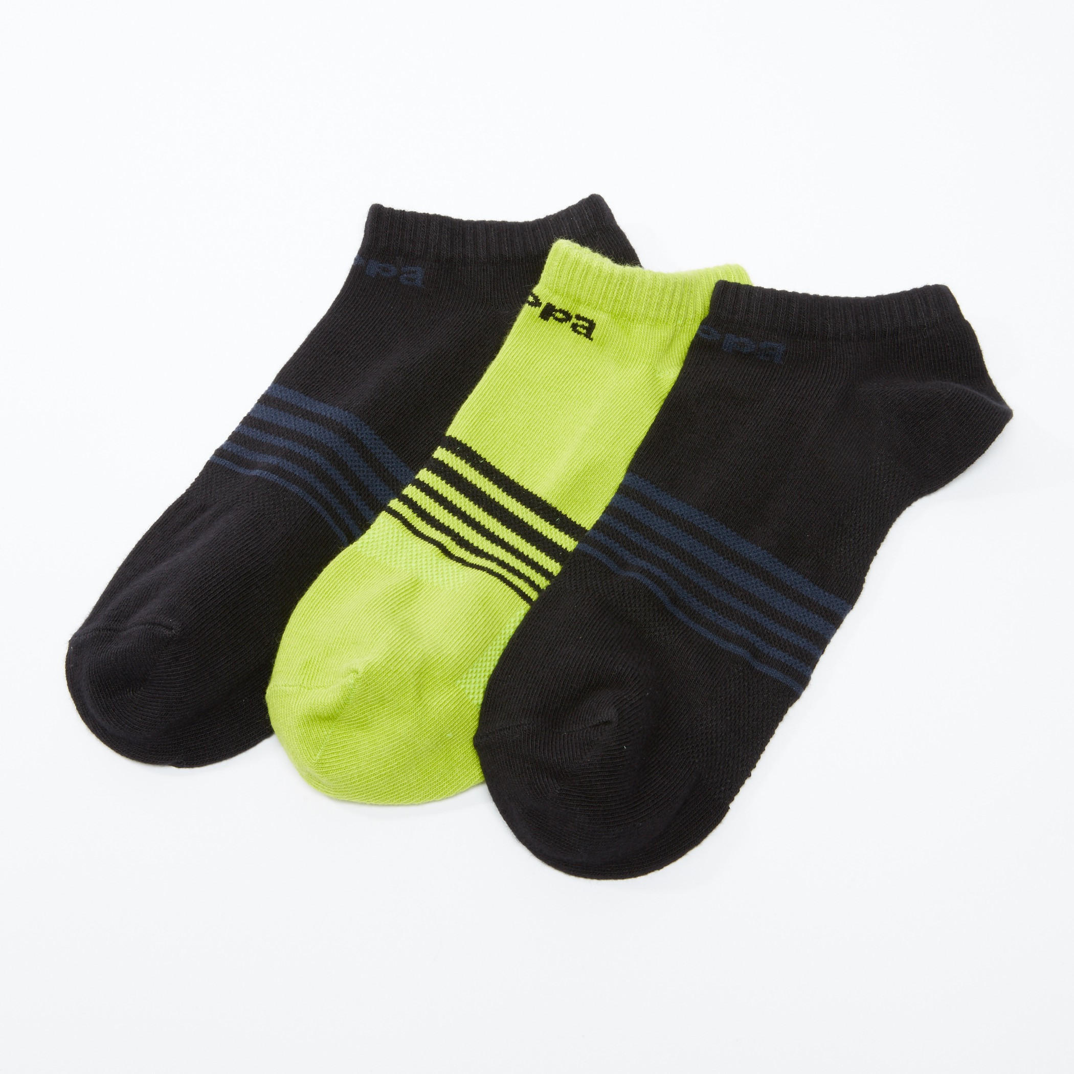 جوارب بطول الكاحل من كابا - طقم من 3 أزواج-men-socks-image-2