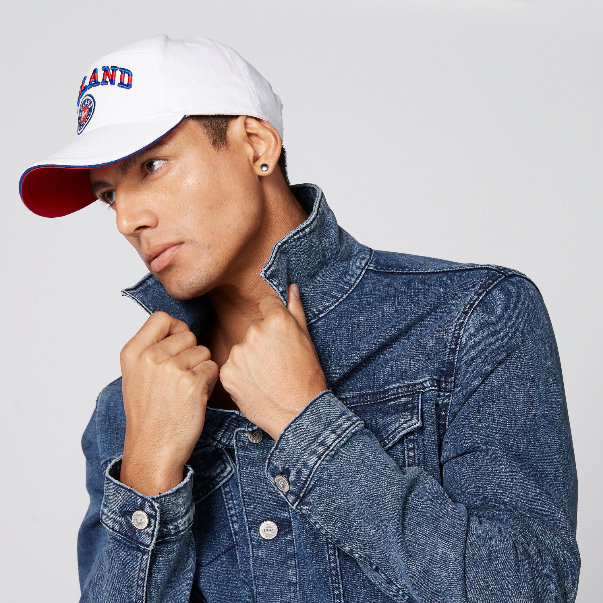قبعة كاب بزر إغلاق وتطريز إنجلترا-men-caps-image-2