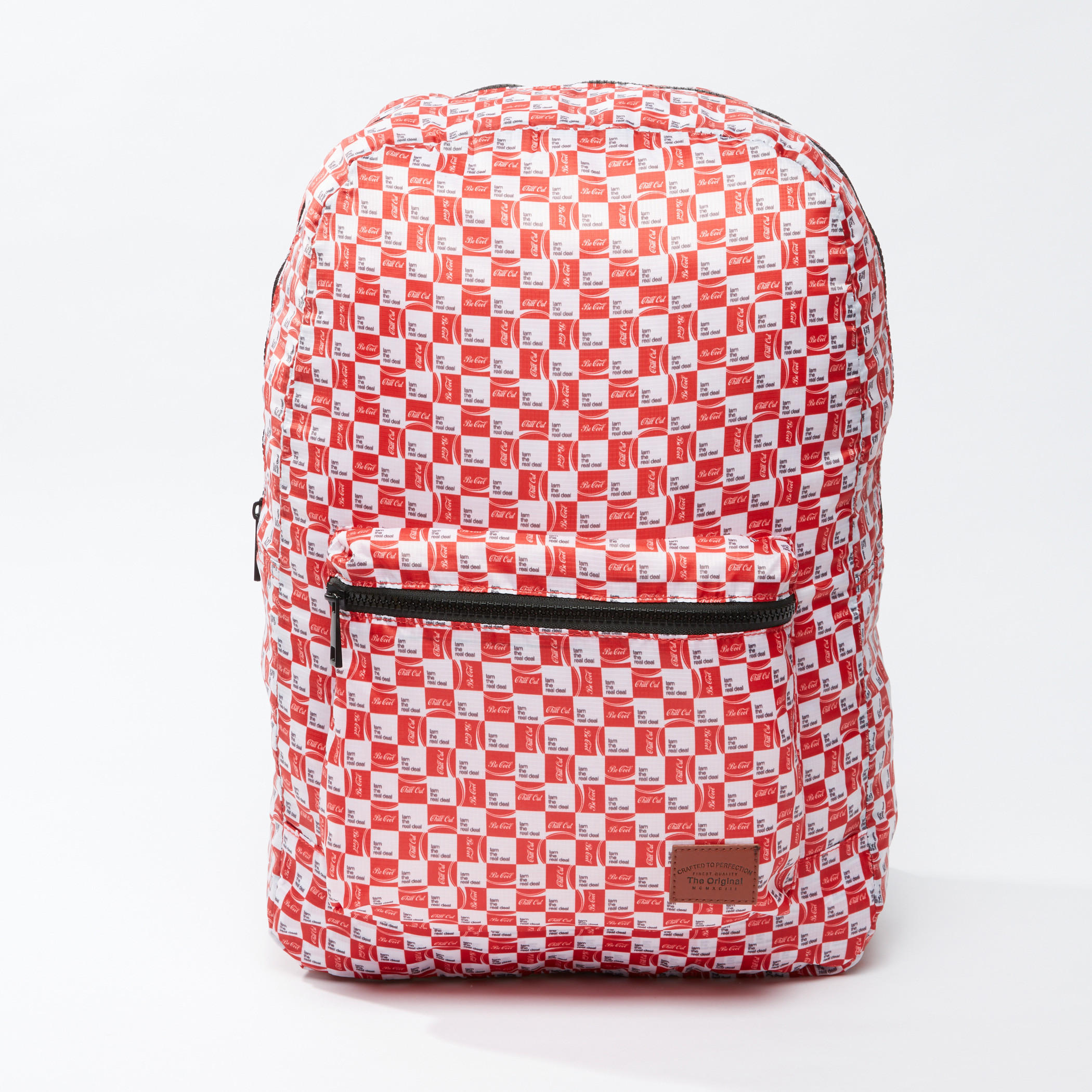 Printed Backpack with Zip Closure and Adjustable Shoulder Straps-men-bags-image-1