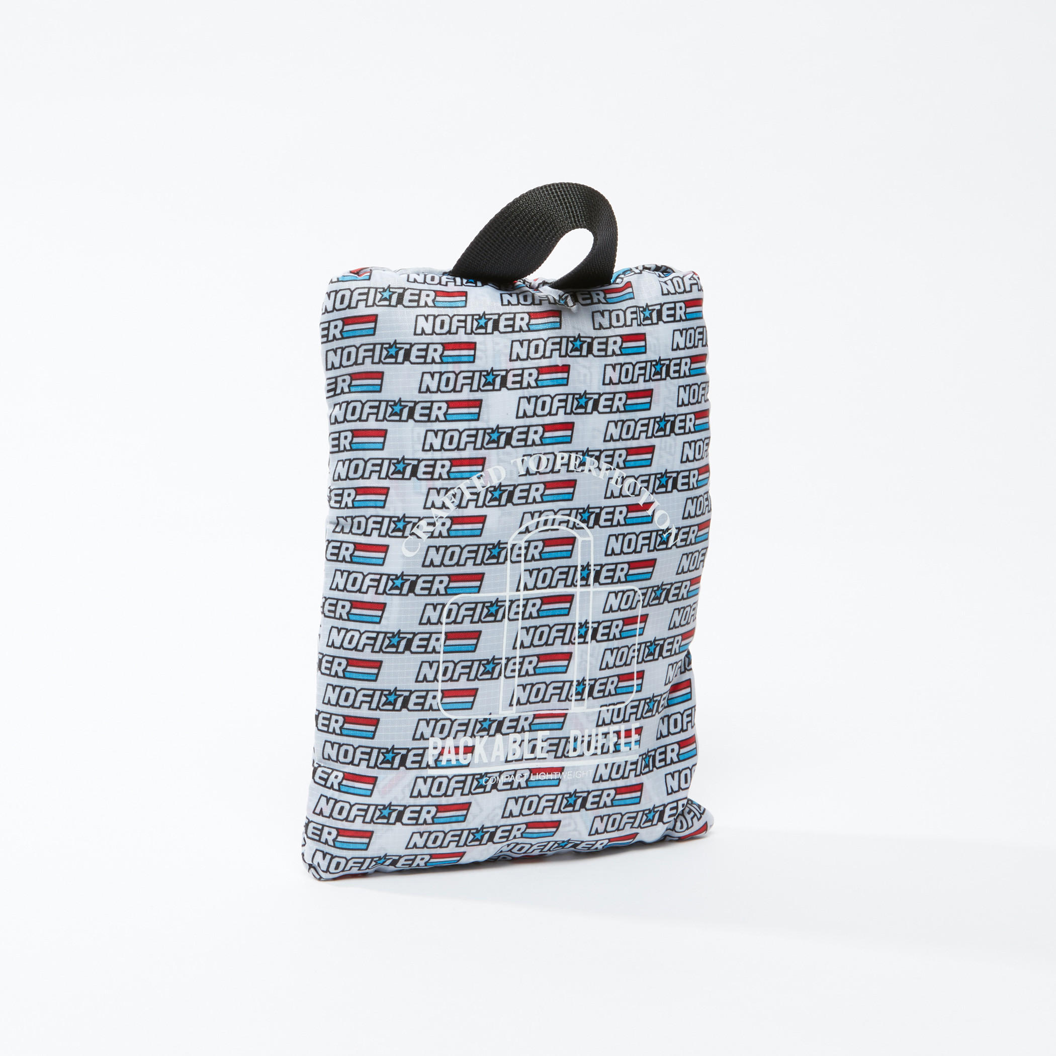 حقيبة دافل بسحاب إغلاق ومقابض مزدوجة وطبعات-men-bags-image-2