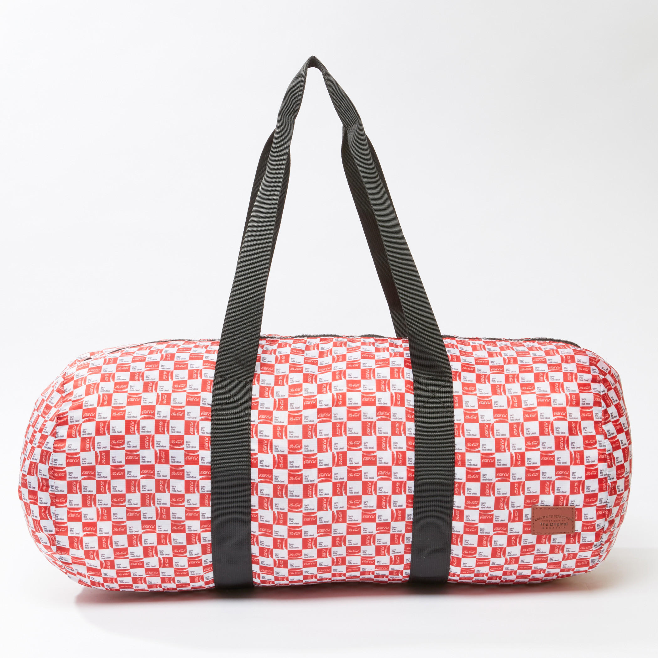 Printed Duffel Bag with Zip Closure and Twin Handles-men-bags-image-1