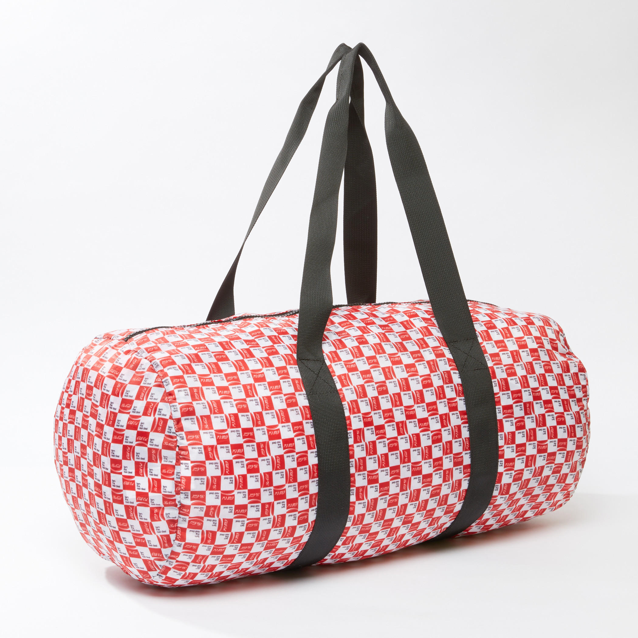 Printed Duffel Bag with Zip Closure and Twin Handles-men-bags-image-3