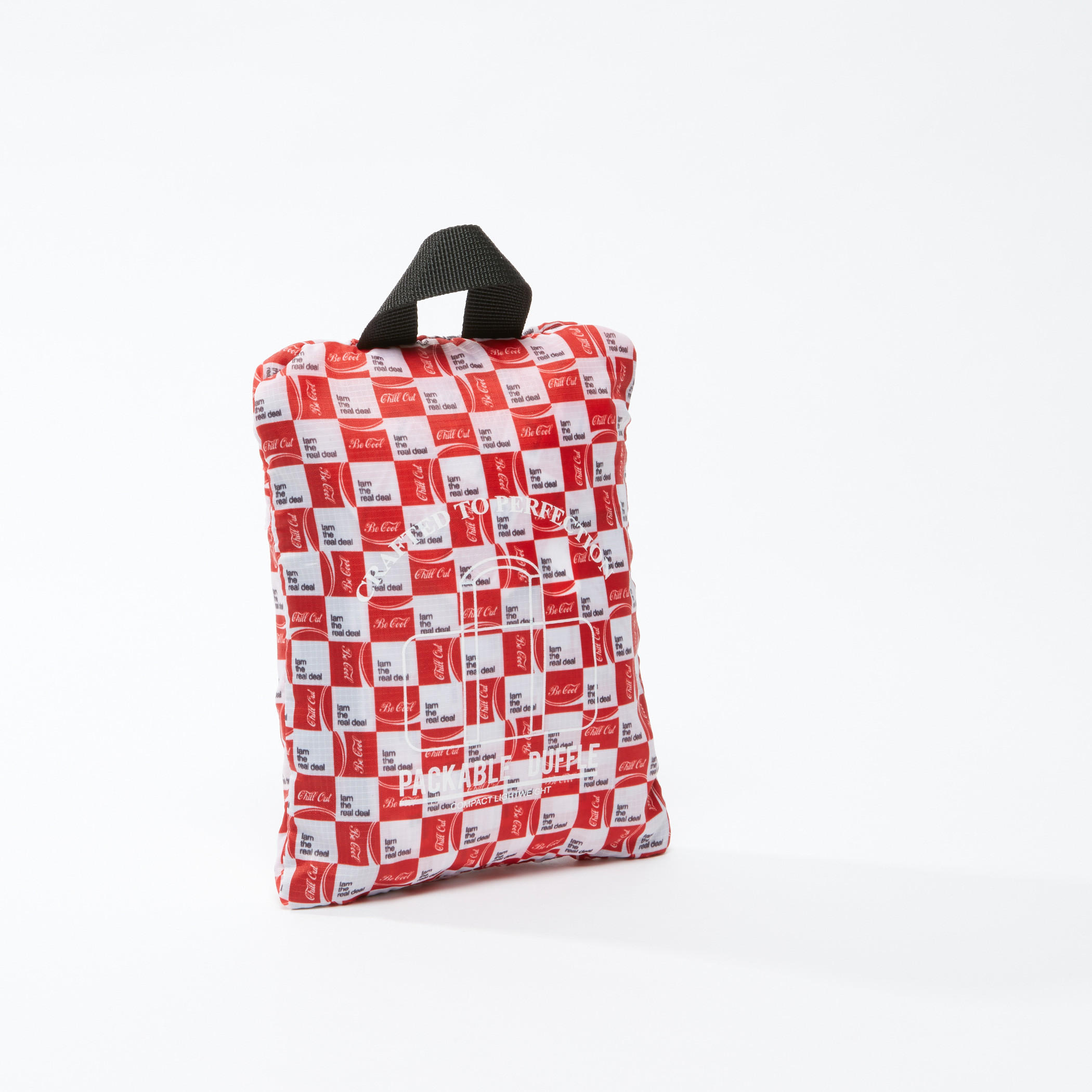 Printed Duffel Bag with Zip Closure and Twin Handles-men-bags-image-4