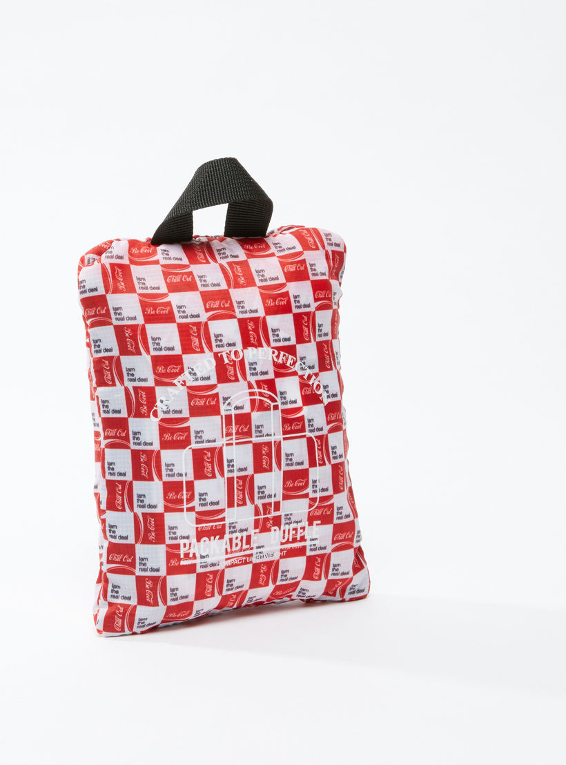 Printed Duffel Bag with Zip Closure and Twin Handles-men-bags-image-4