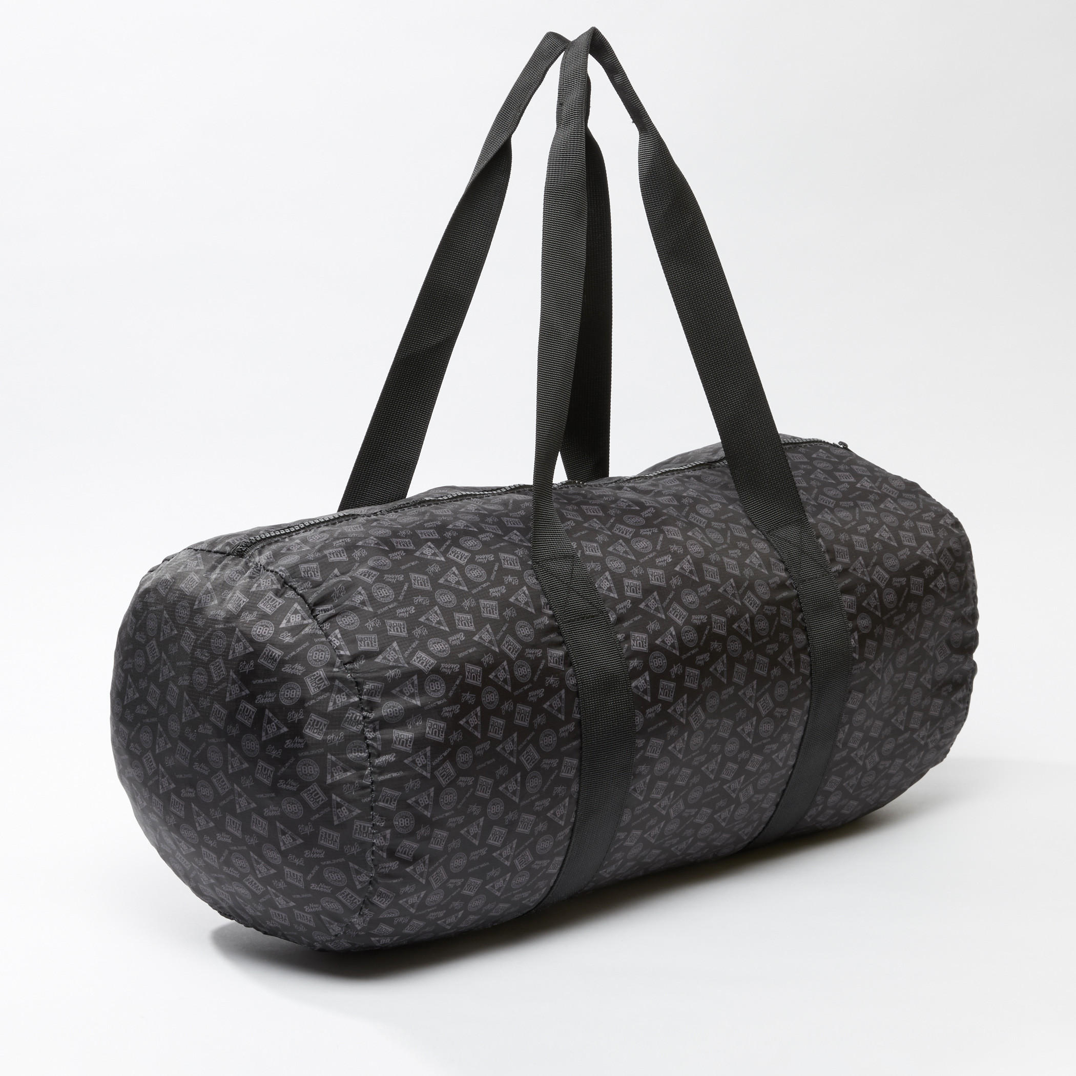 حقيبة دافل بطبعات وسحاب إغلاق ومقابض-men-bags-image-3