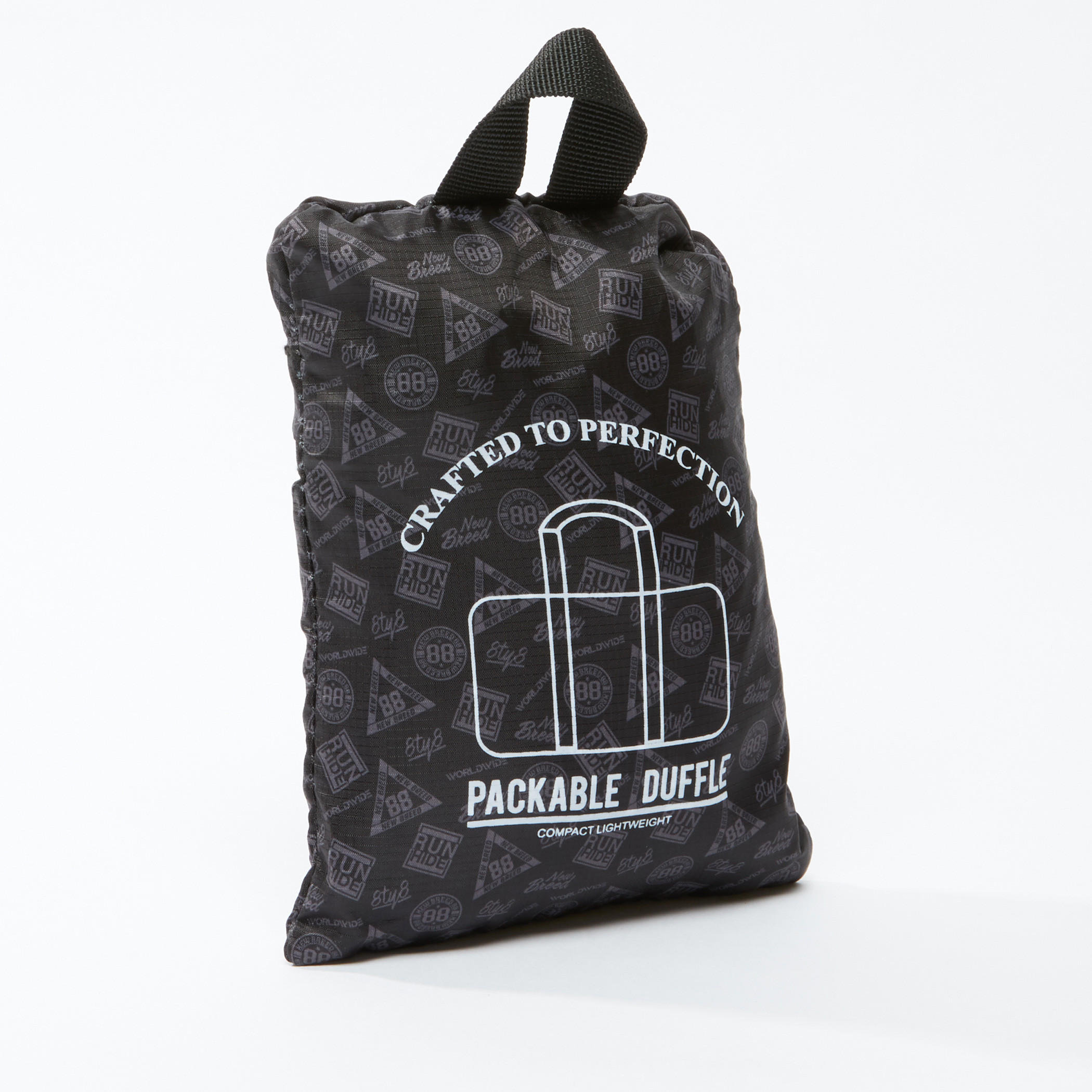 حقيبة دافل بطبعات وسحاب إغلاق ومقابض-men-bags-image-2