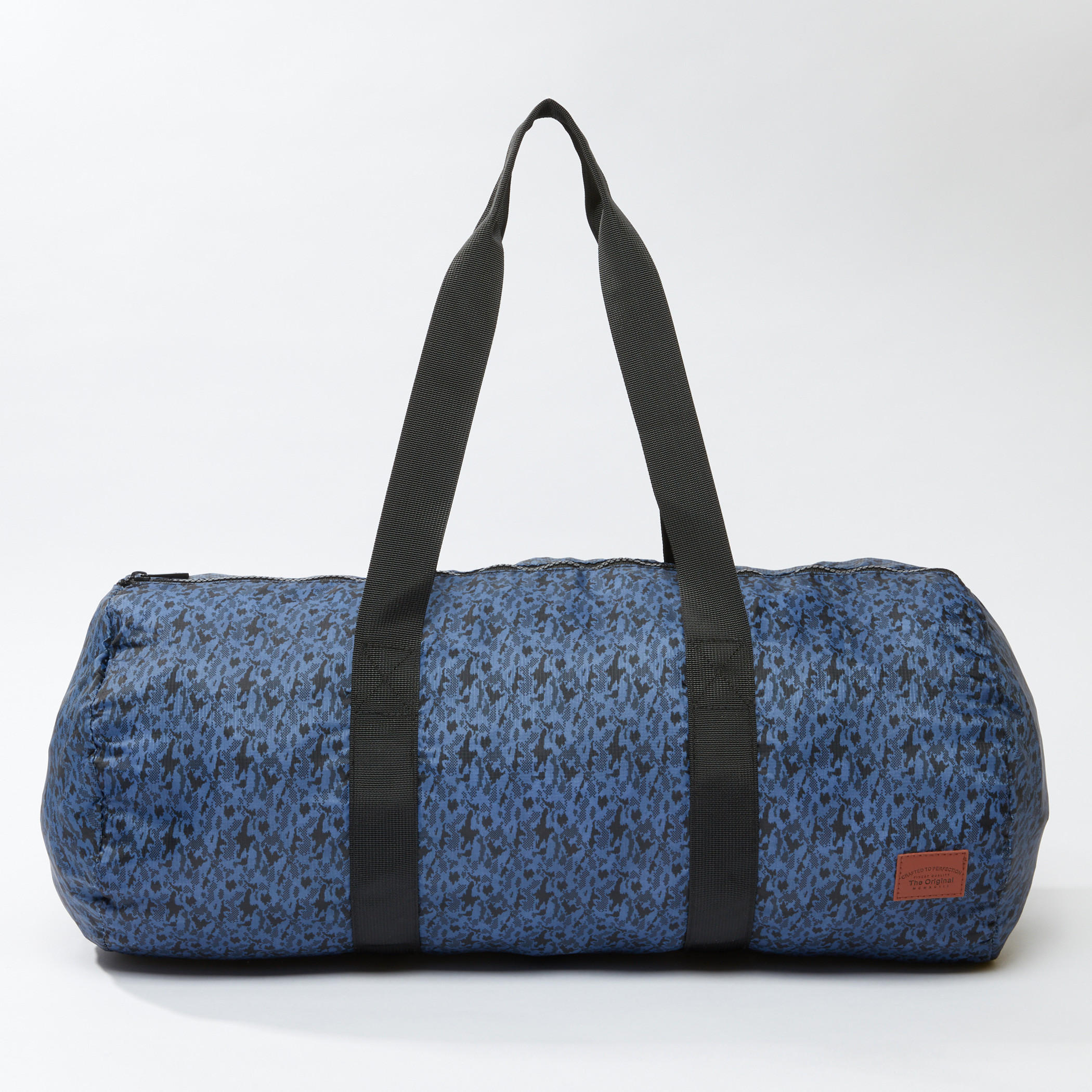 حقيبة دافل بسحاب إغلاق ومقابض مزدوجة وطبعات-men-bags-image-1