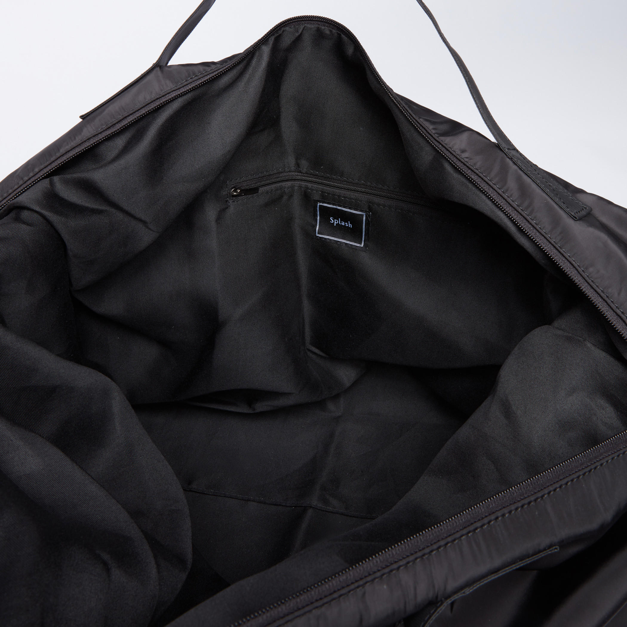 Textured Duffel Bag with Zip Closure and Adjustable Strap-men-bags-image-5