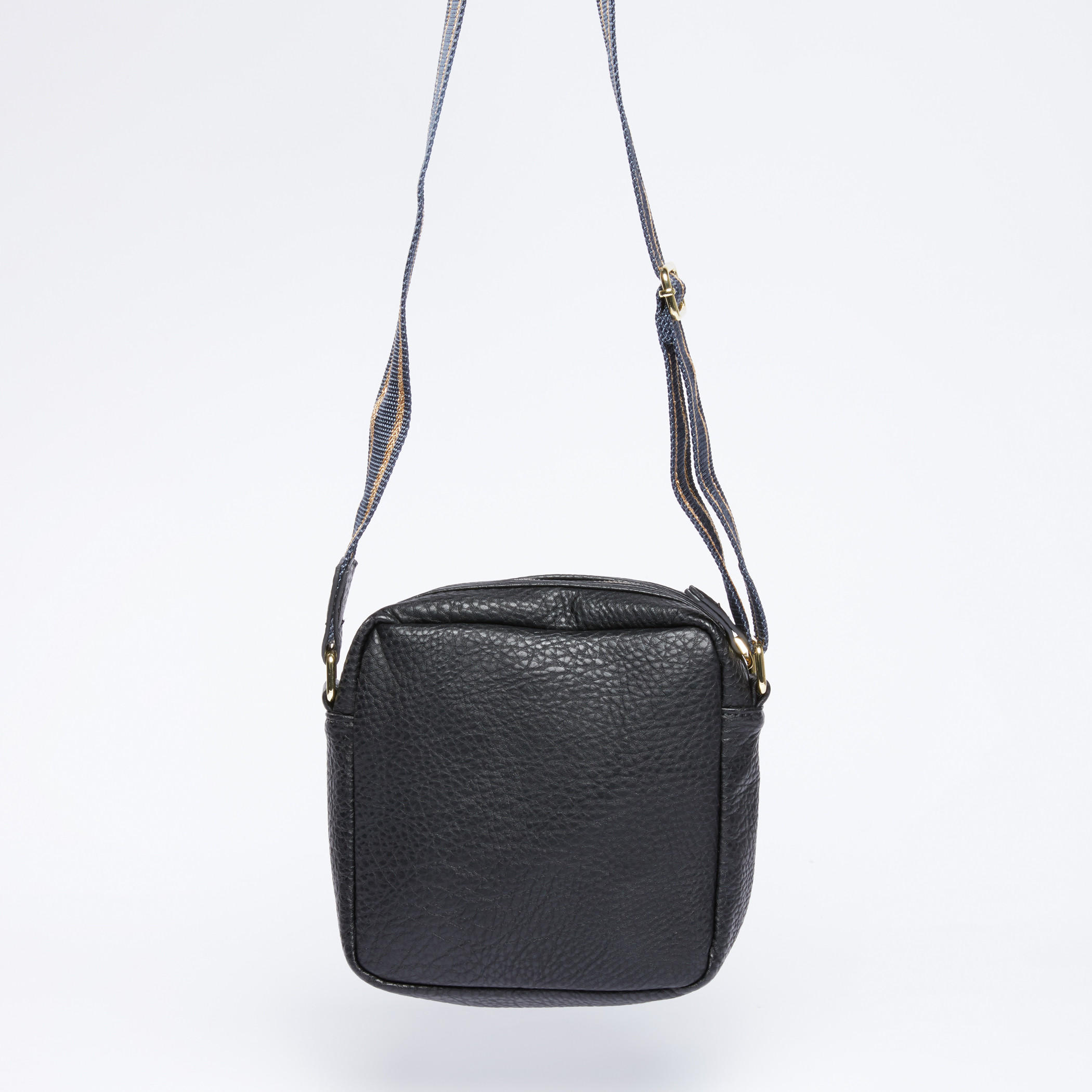Embroidered Crossbody Bag with Zip Closure and Adjustable Strap-men-bags-image-3