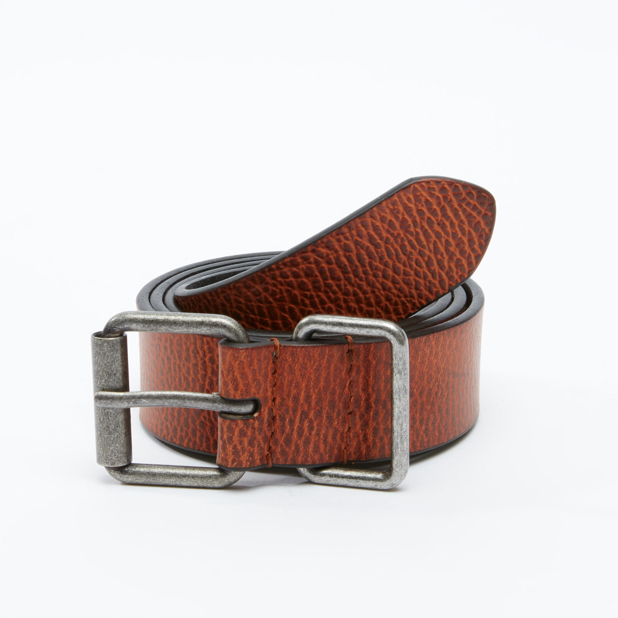 حزام بارز الملمس بإبزيم إغلاق بدبوس-men-beltsandwallets-belts-image-3