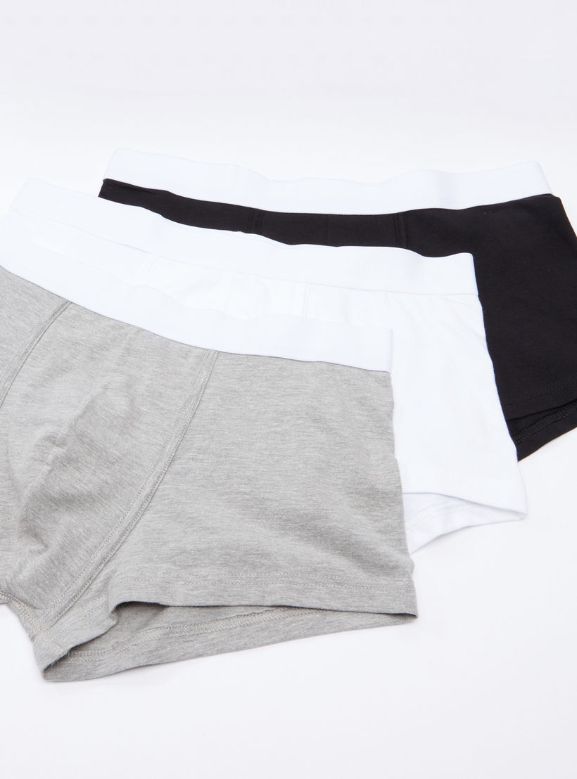 سراويل بوكسر بخصر مطّاطي - طقم من 3 قطع-men-clothing-innerwear-underwear-image-1