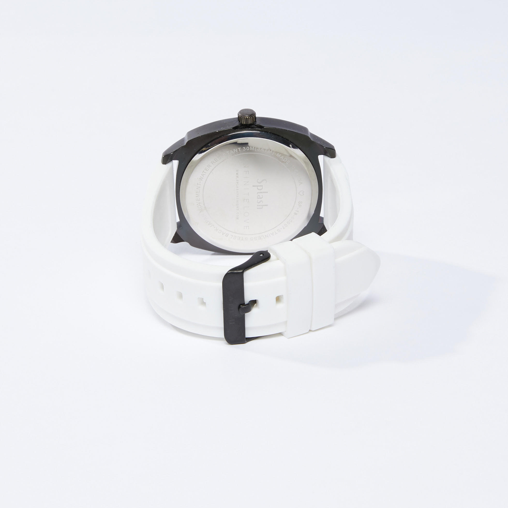 Printed Round Wrist Watch with Strap and Pin Buckle Closure-electronics-accessories-image-3