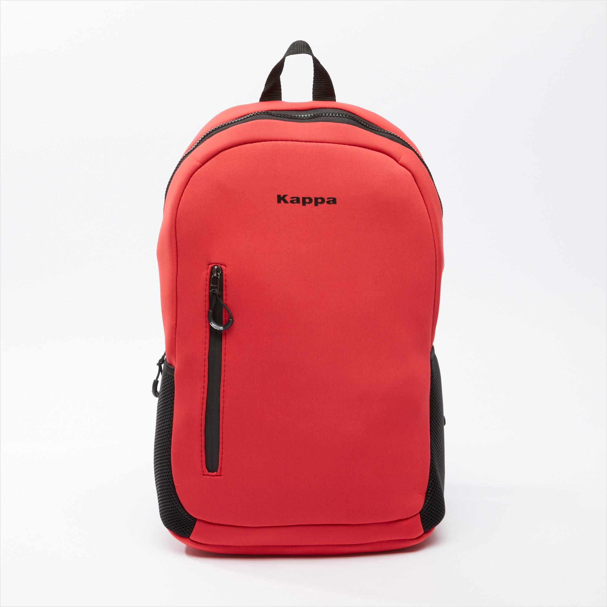 Kappa Printed Backpack with Zip Closure and Adjustable Straps-men-bags-image-1