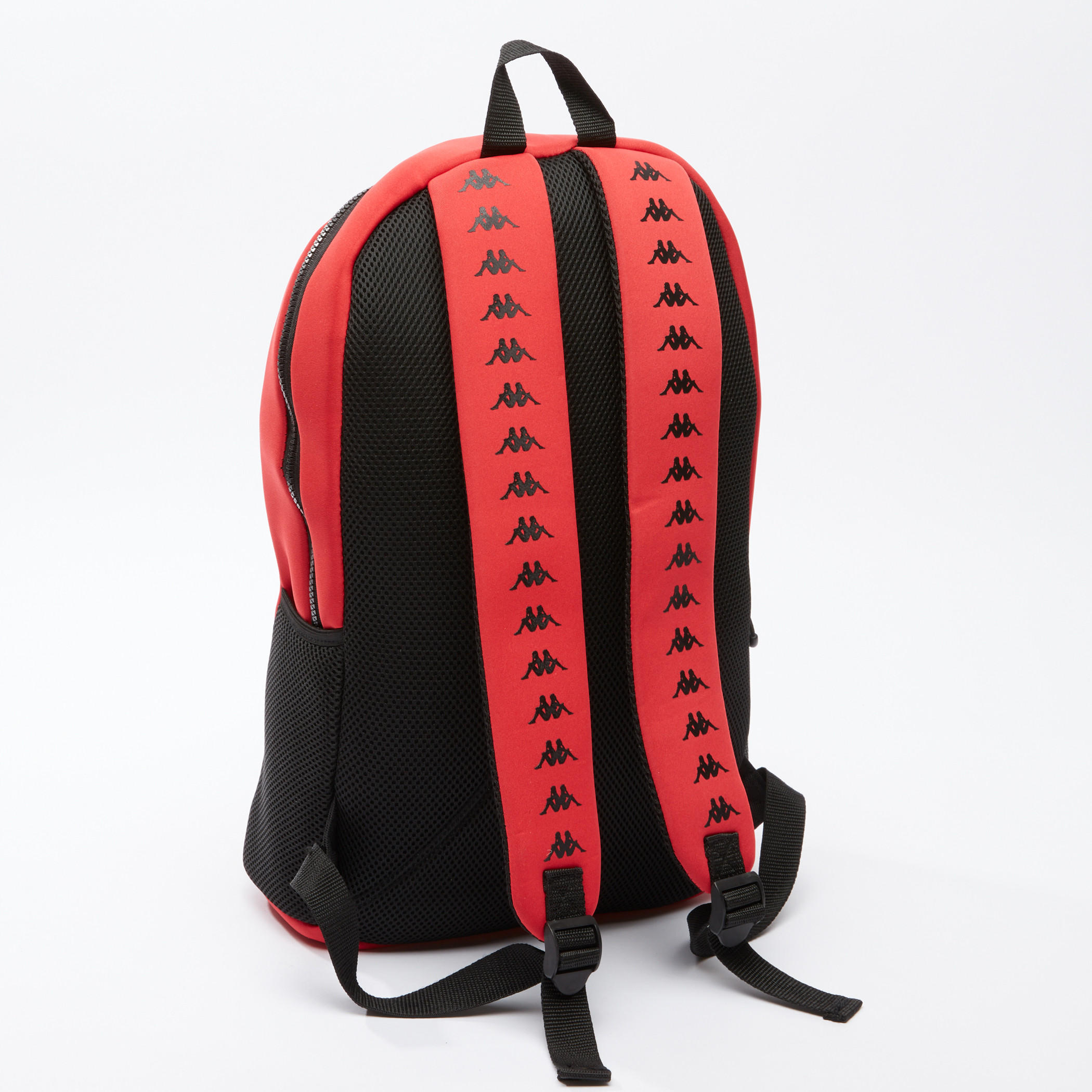 Kappa Printed Backpack with Zip Closure and Adjustable Straps-men-bags-image-2
