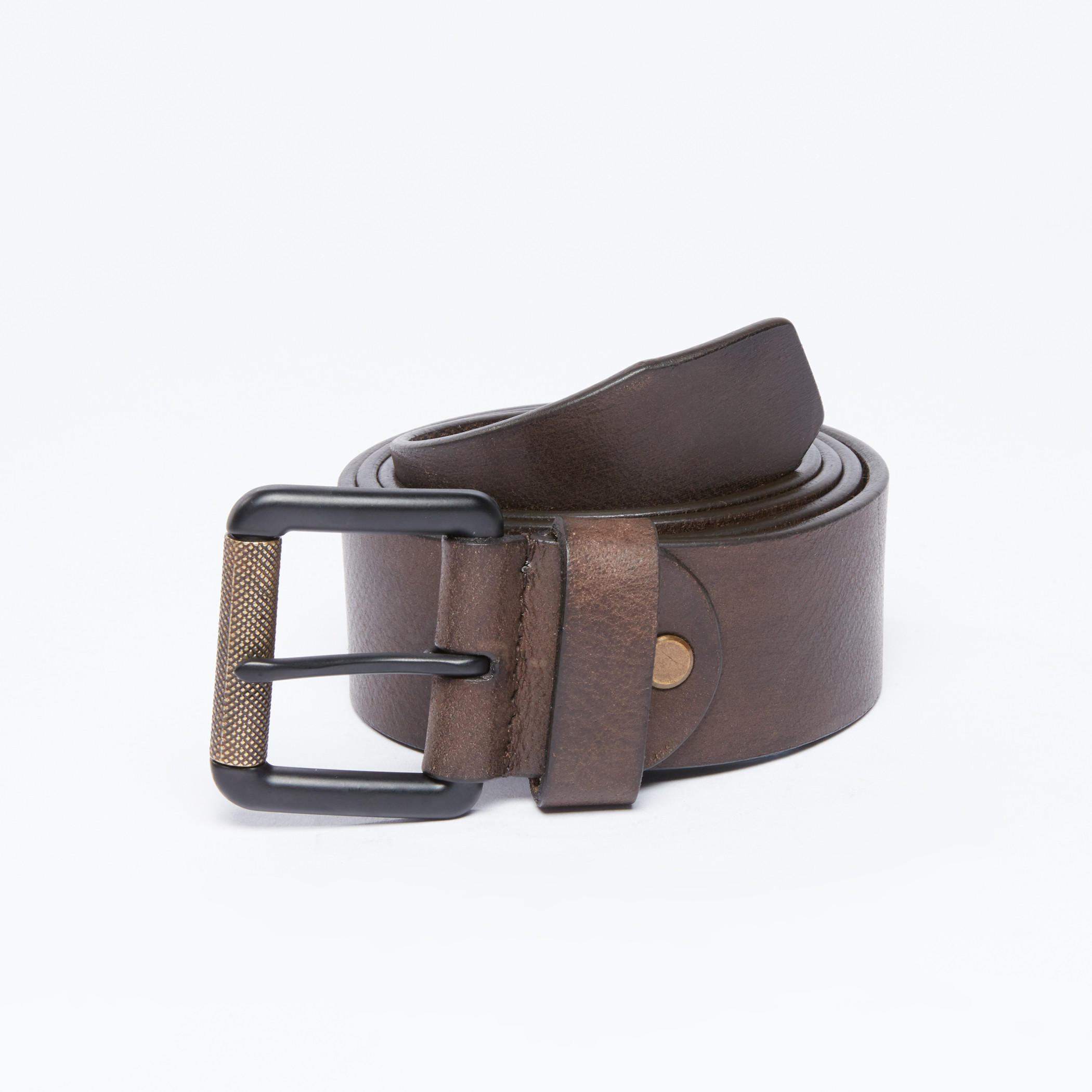حزام بارز الملمس بإبزيم إغلاق بدبوس-men-beltsandwallets-belts-image-3