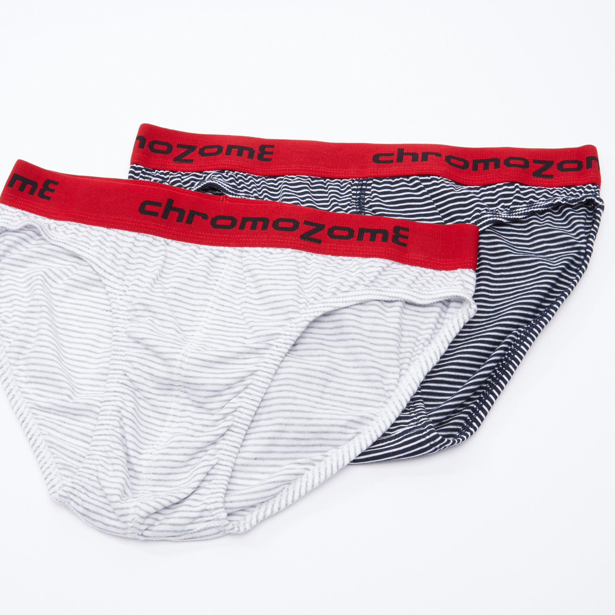 سراويل داخلية مقلمة بخصر مطاطي - طقم من قطعتين-men-clothing-innerwear-underwear-image-1