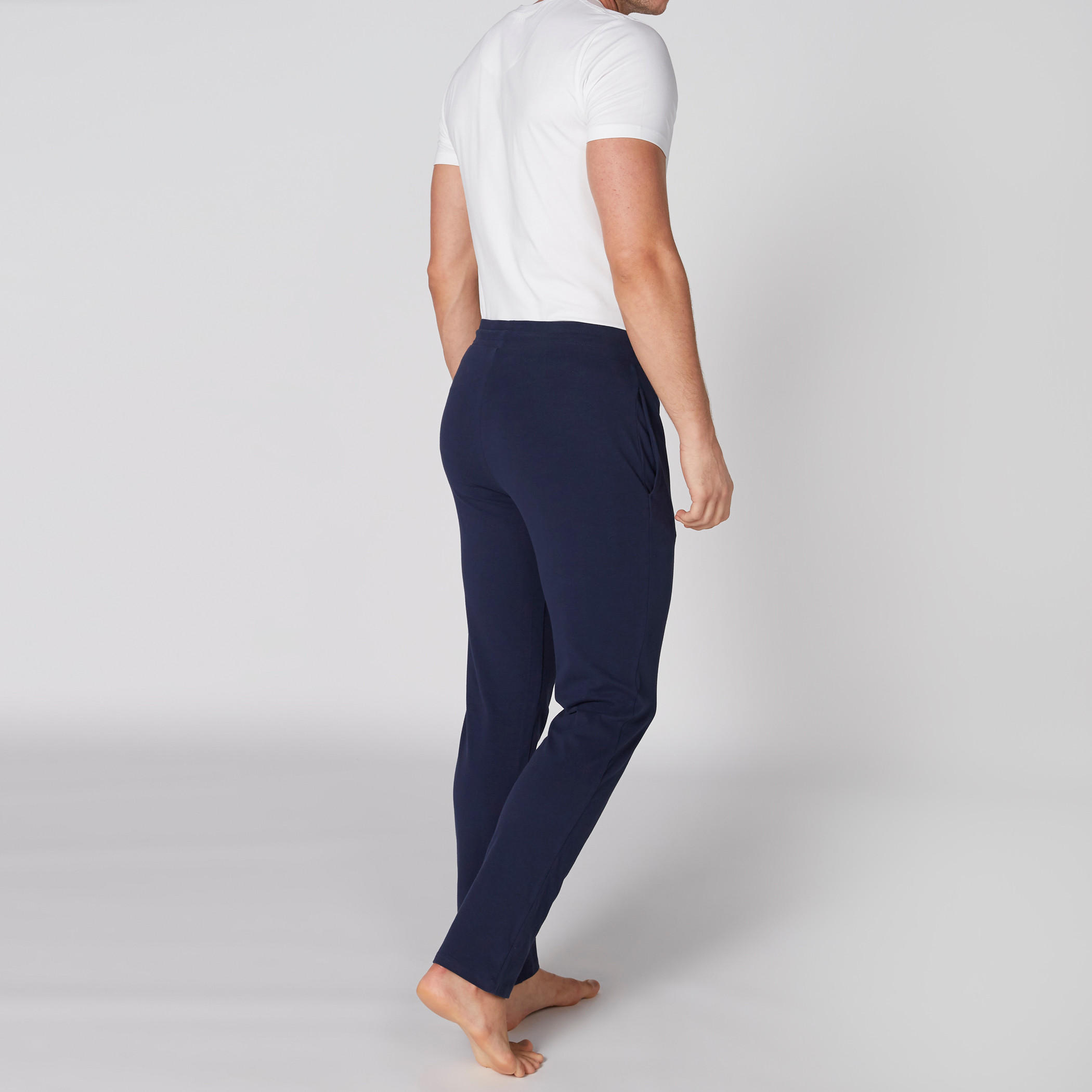 بنطال بيجاما طويل بخصر مطّاطي وجيوب-men-clothing-nightwear-pyjamaandshorts-image-2
