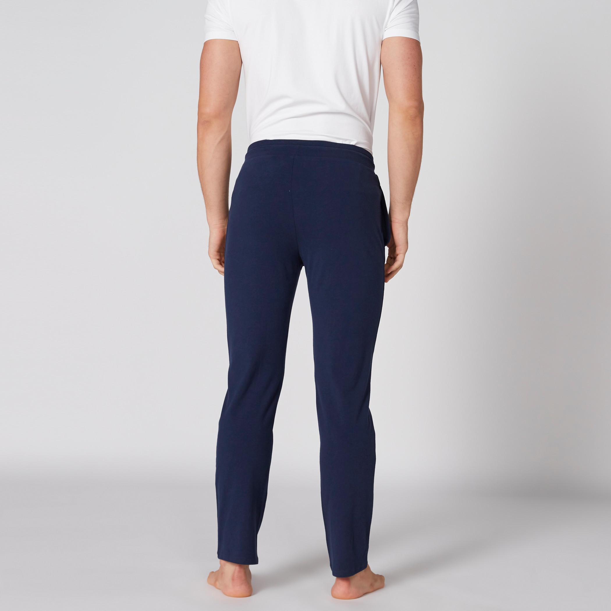 Full Length Pyjamas with Elalsticised Waistband and Drawstring-men-clothing-nightwear-pyjamaandshorts-image-2