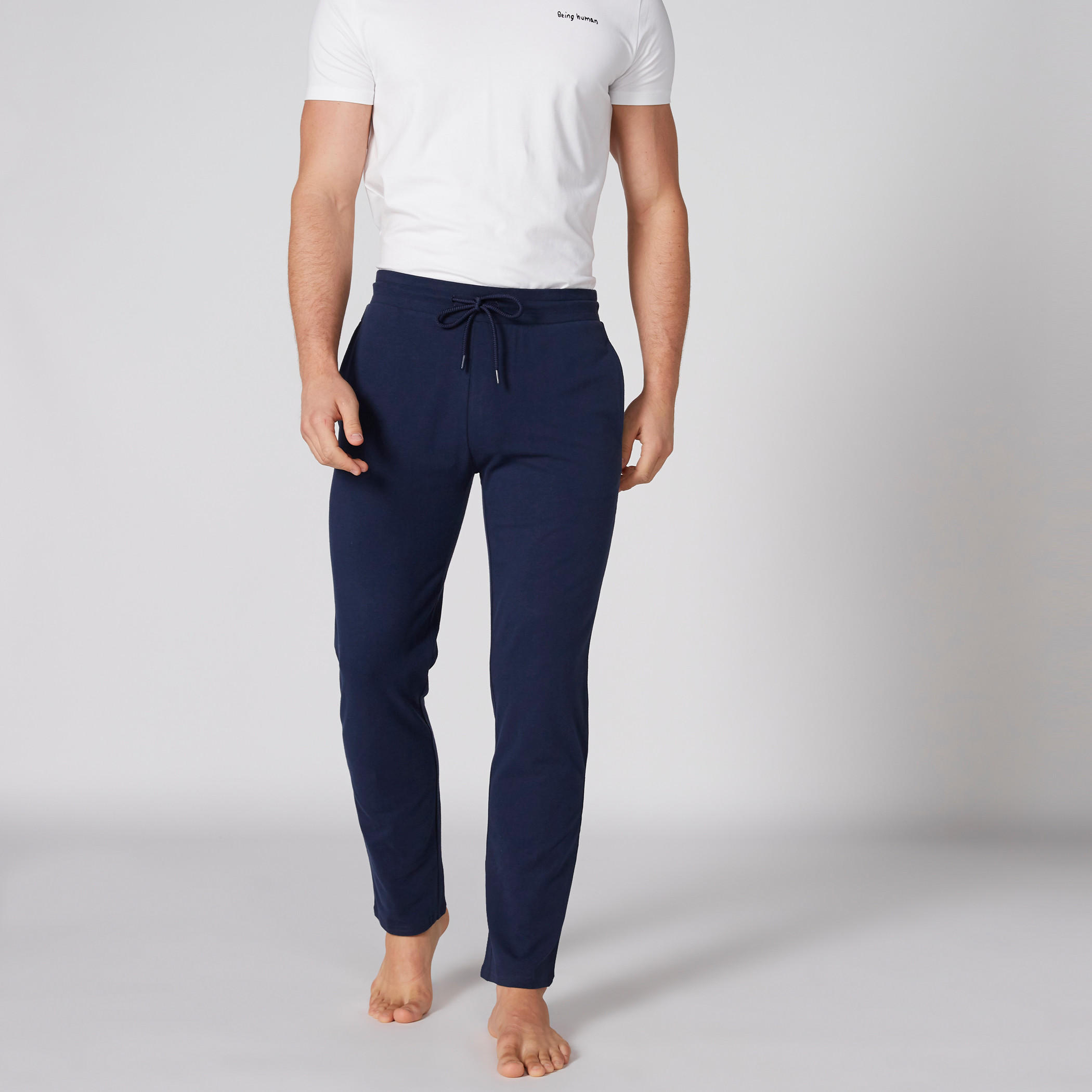 Full Length Pyjamas with Elalsticised Waistband and Drawstring-men-clothing-nightwear-pyjamaandshorts-image-3
