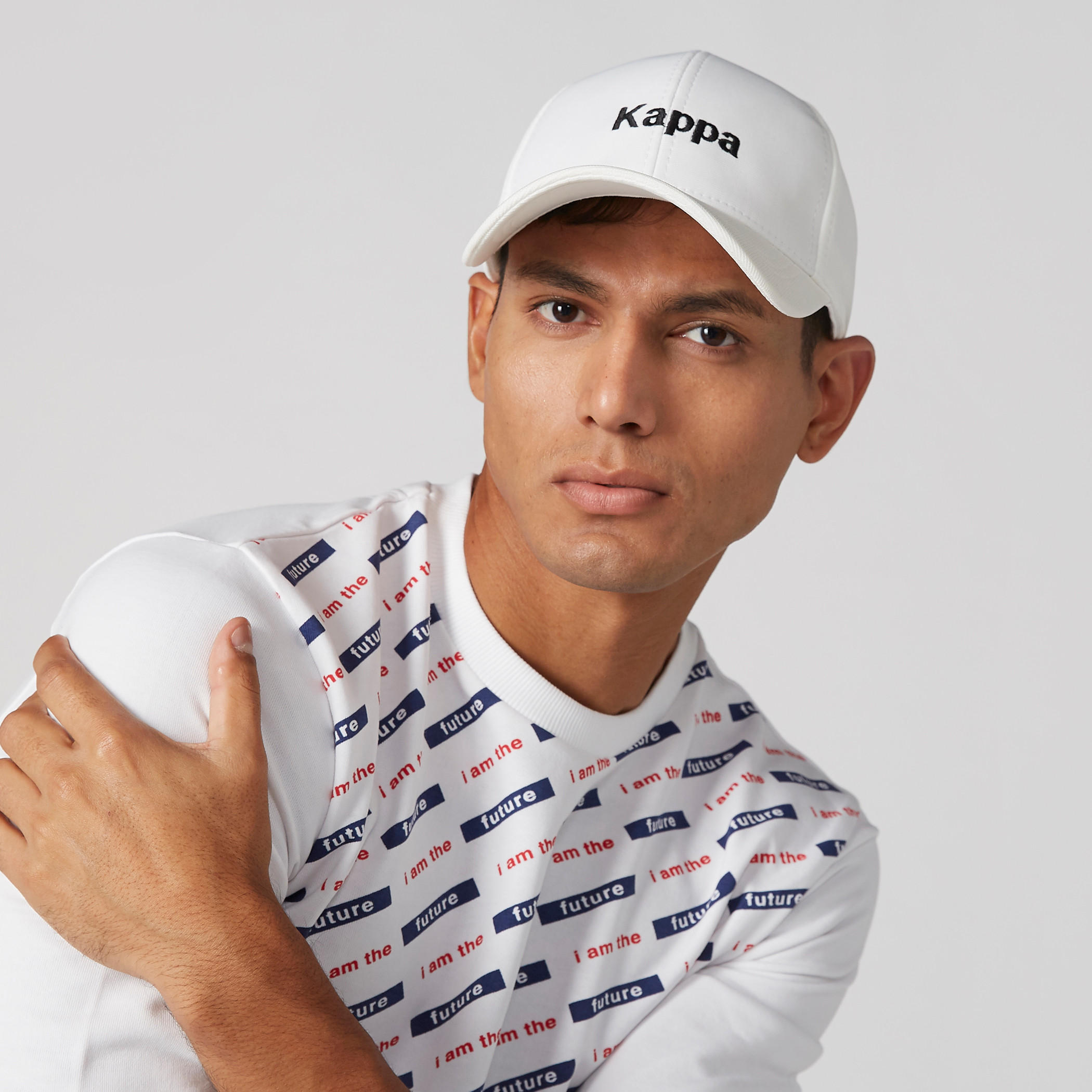 Kappa Embroidered Cap with Tuck-In Closure-men-caps-image-2