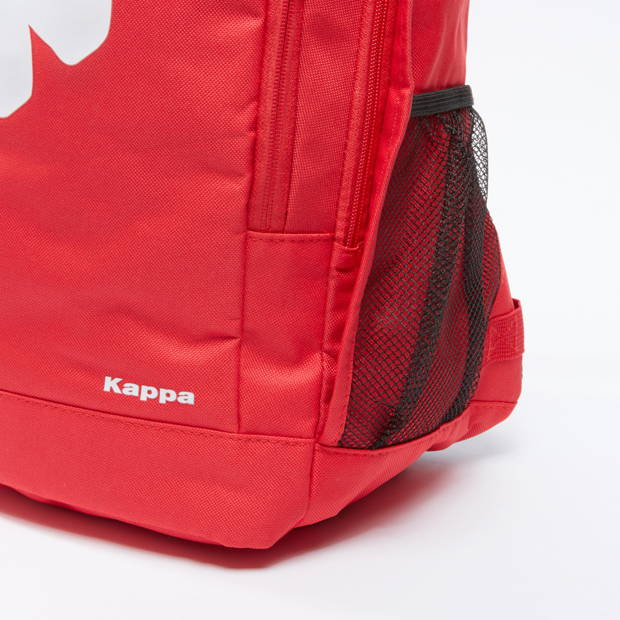 Kappa Printed Backpack with Zip Closure-men-bags-image-4