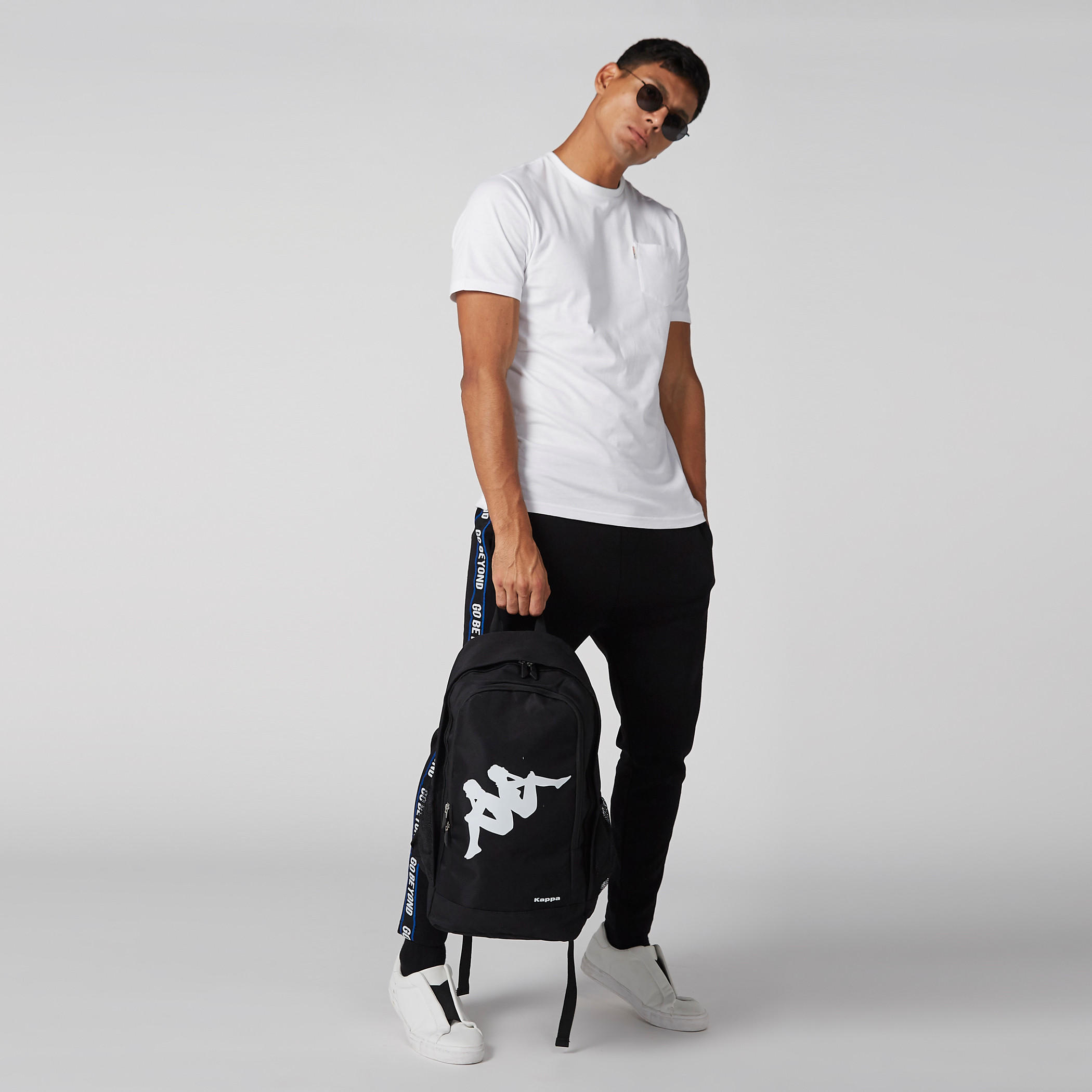حقيبة ظهر بسحّاب إغلاق وطبعات من كابا-men-bags-image-4