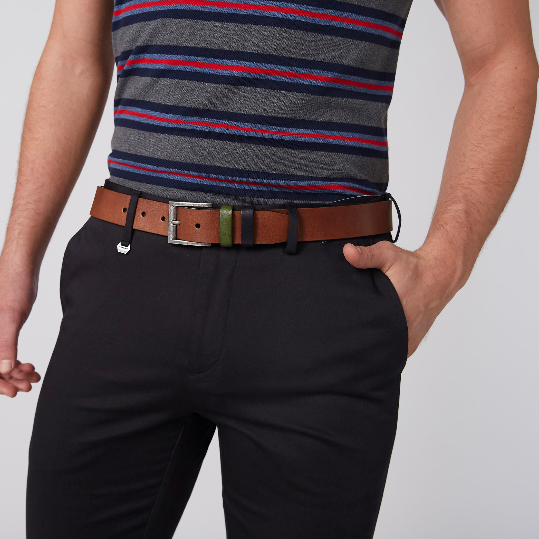حزام بإبزيم مع دبوس للإغلاق-men-beltsandwallets-belts-image-2