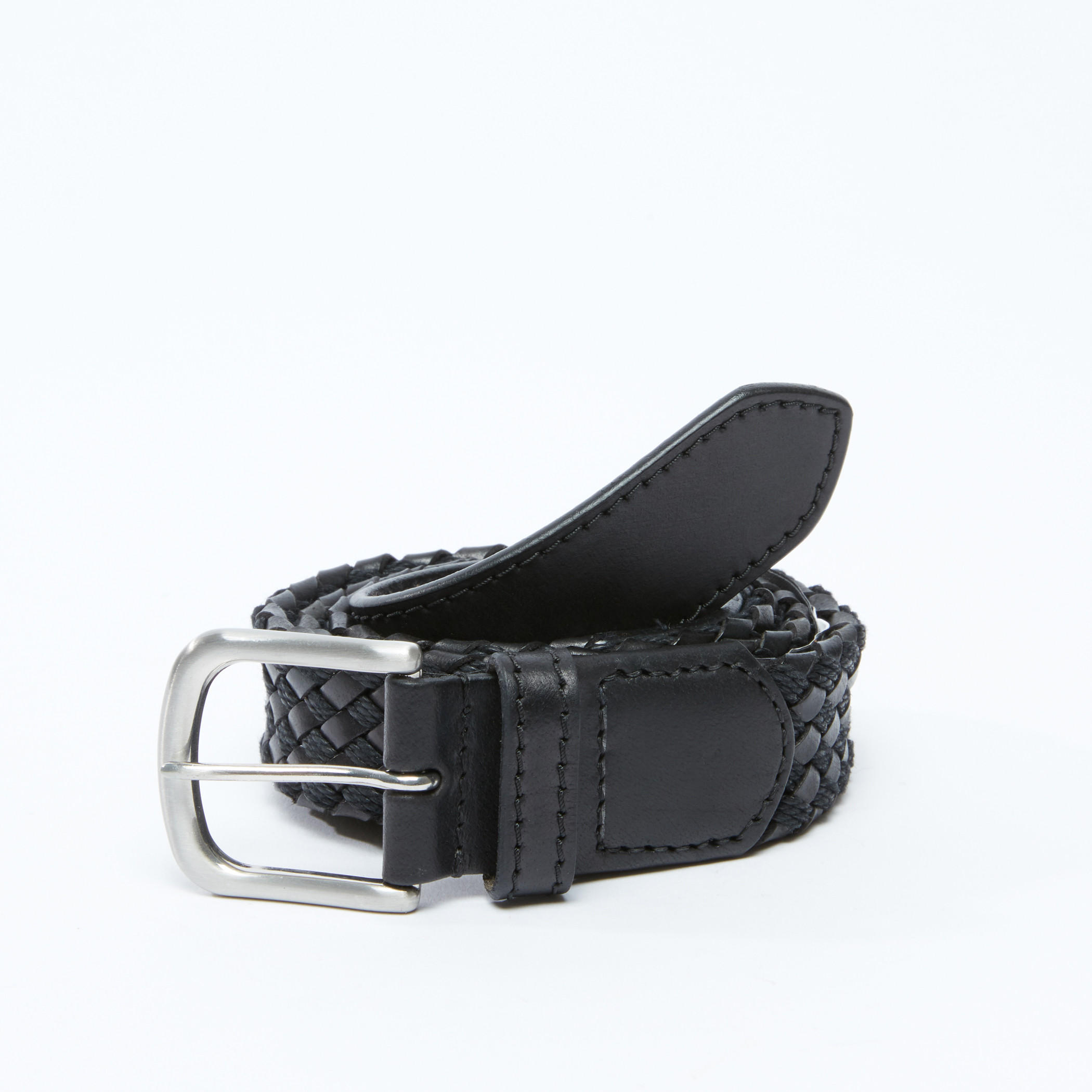 حزام بتصميم بارز الملمس مع إبزيم بدبوس للإغلاق-men-beltsandwallets-belts-image-1