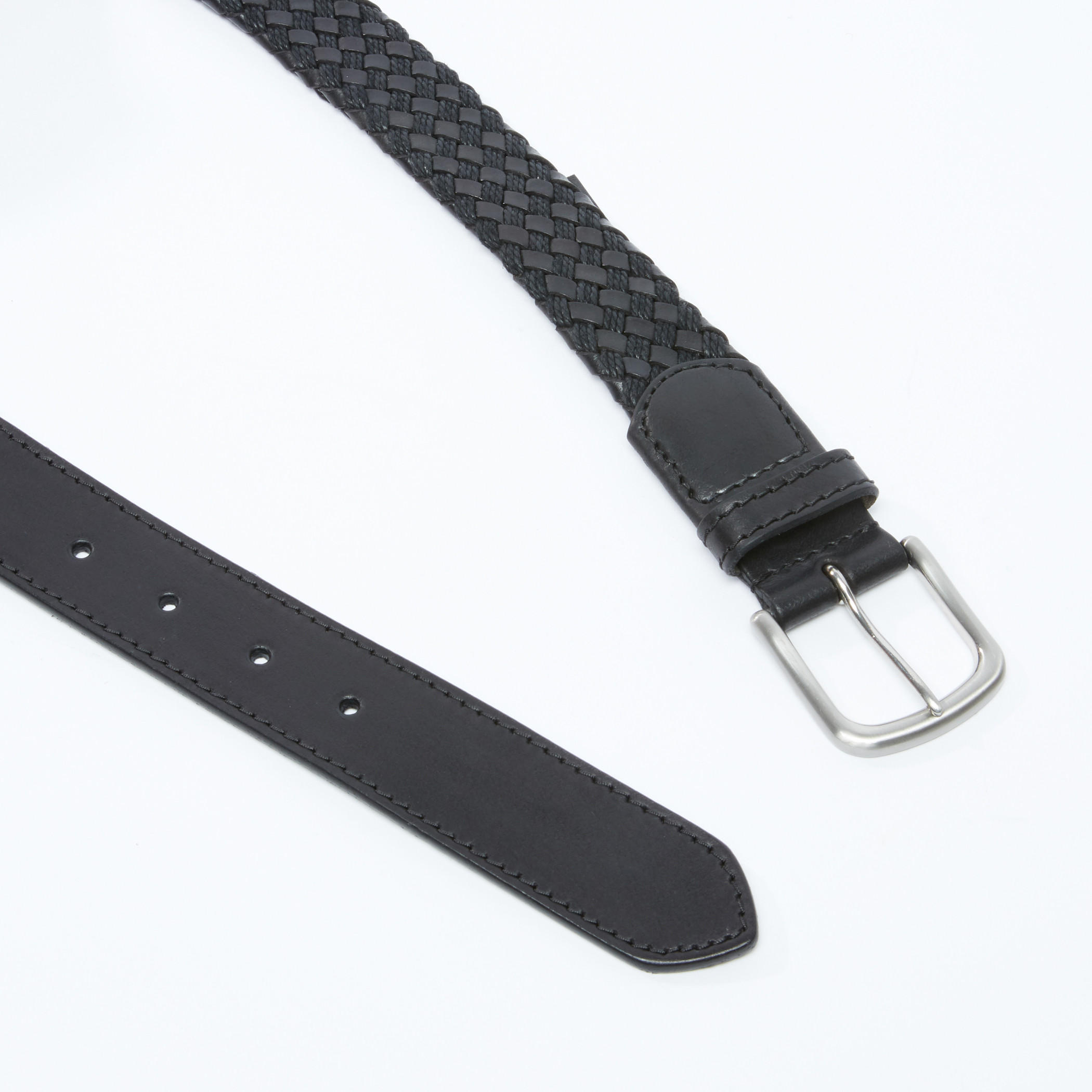 حزام بتصميم بارز الملمس مع إبزيم بدبوس للإغلاق-men-beltsandwallets-belts-image-3