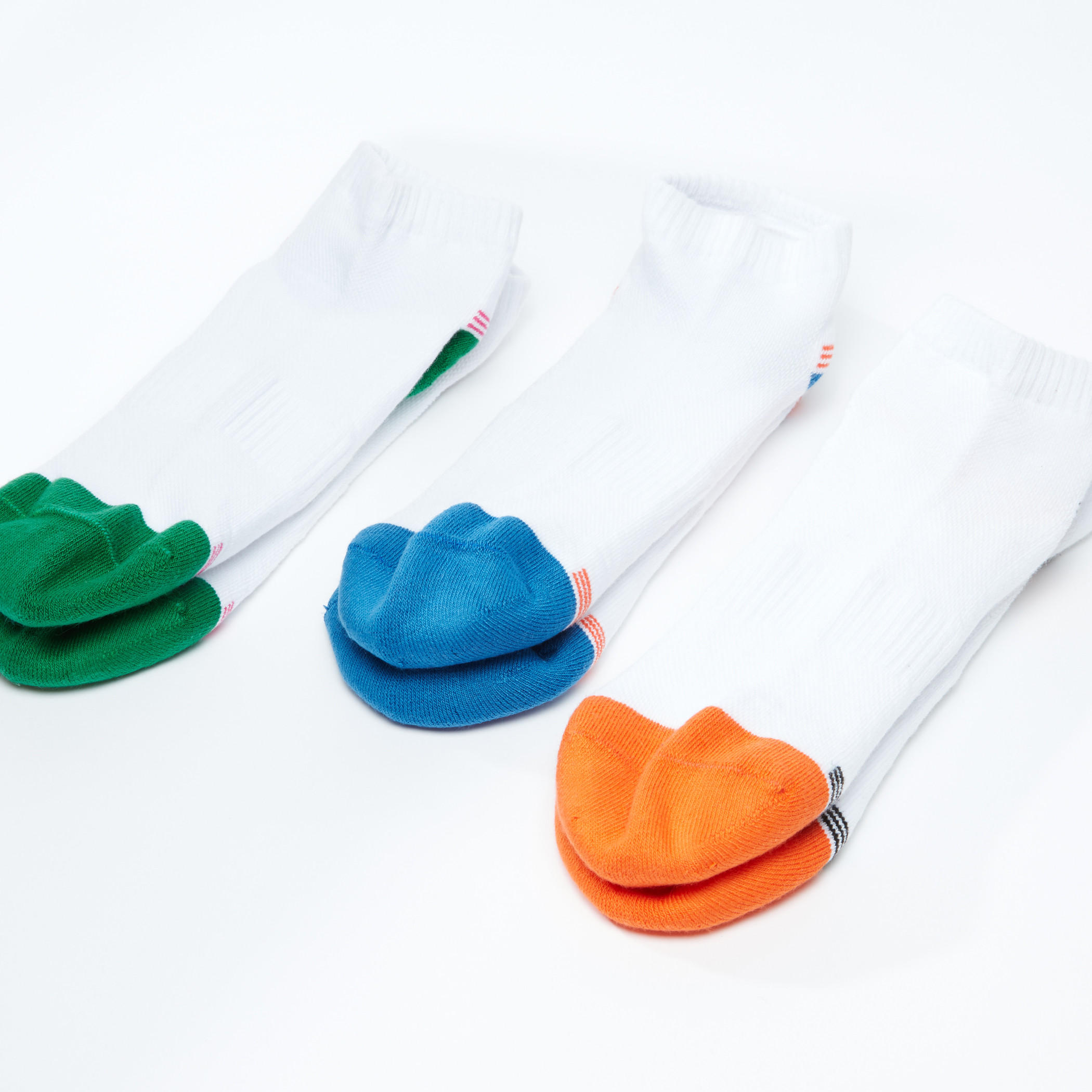 جوارب مقلّمة بطول الكاحل - طقم من 3 أزواج-men-socks-image-1