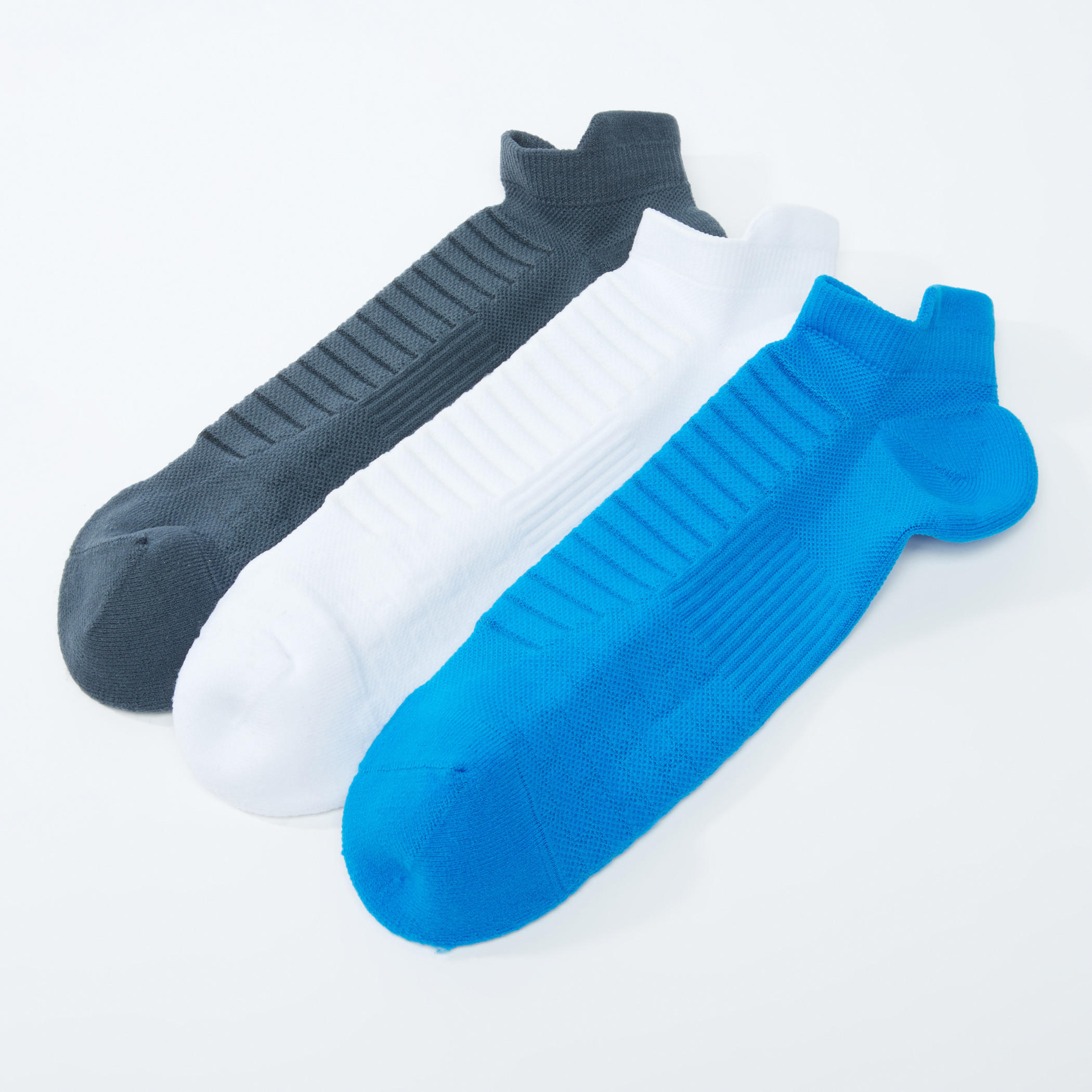 Ribbed Ankle Length Socks - Set of 3-men-socks-image-2