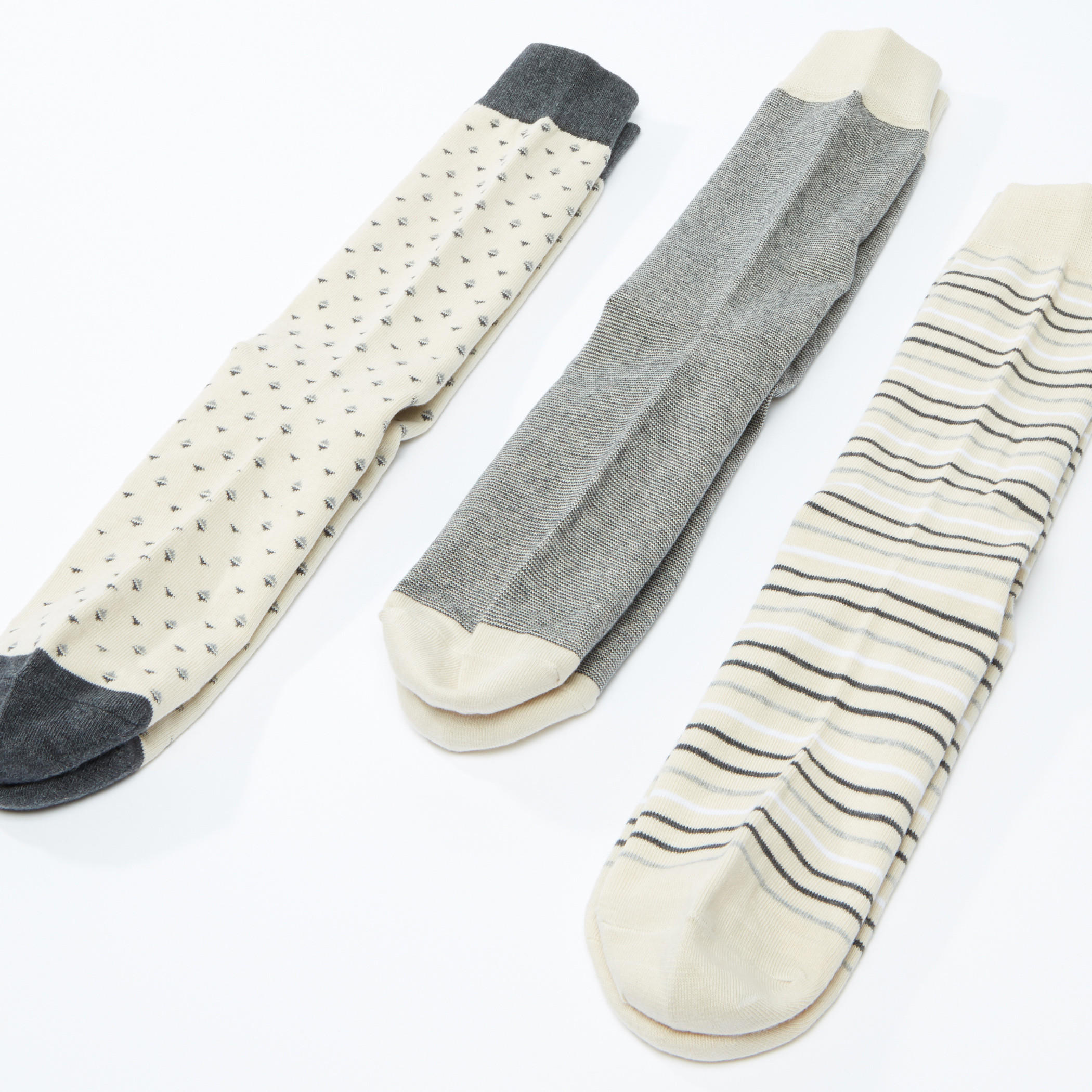 Assorted Crew Length Socks - Set of 3-men-socks-image-2