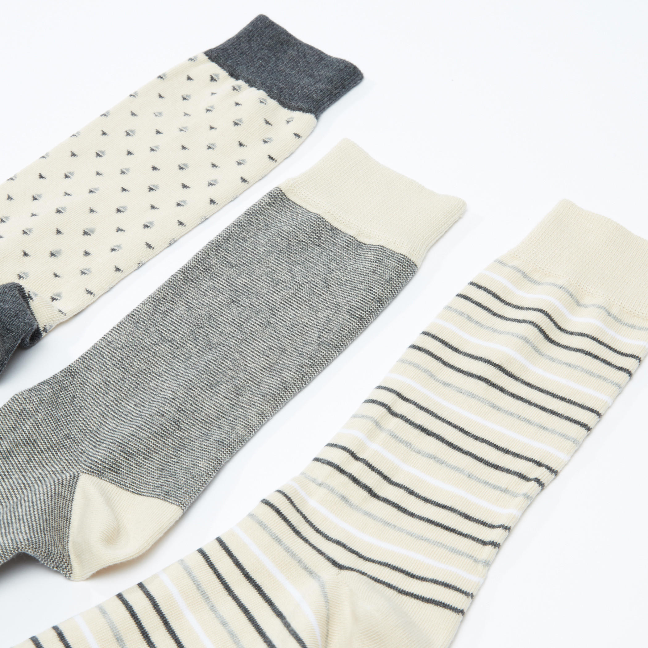 Assorted Crew Length Socks - Set of 3-men-socks-image-3